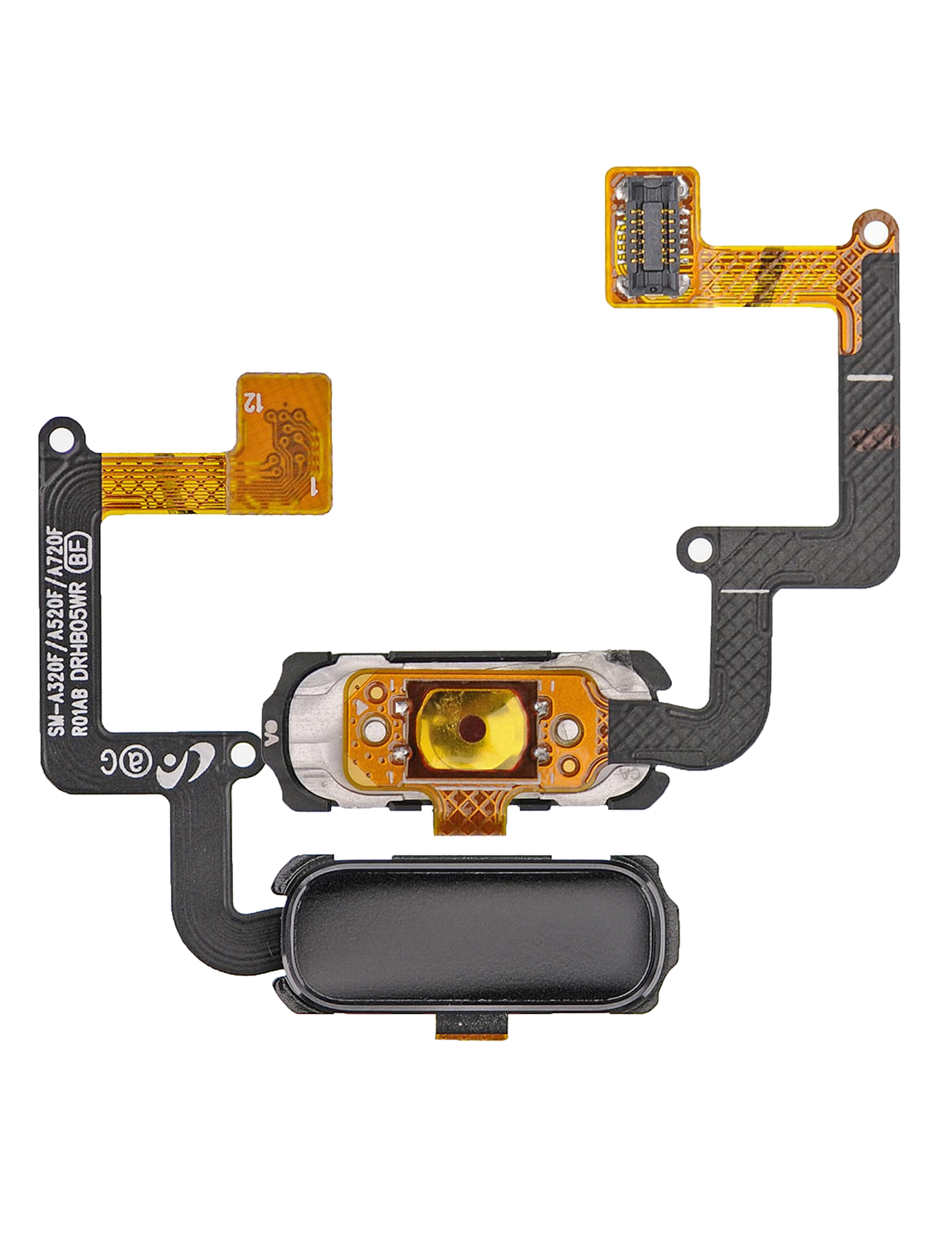 Fingerprint Reader With Flex Cable For Samsung Galaxy A3 (A320 / 2017) / A5 (A520 / 2017) / A7 (A720 / 2017) (Black)