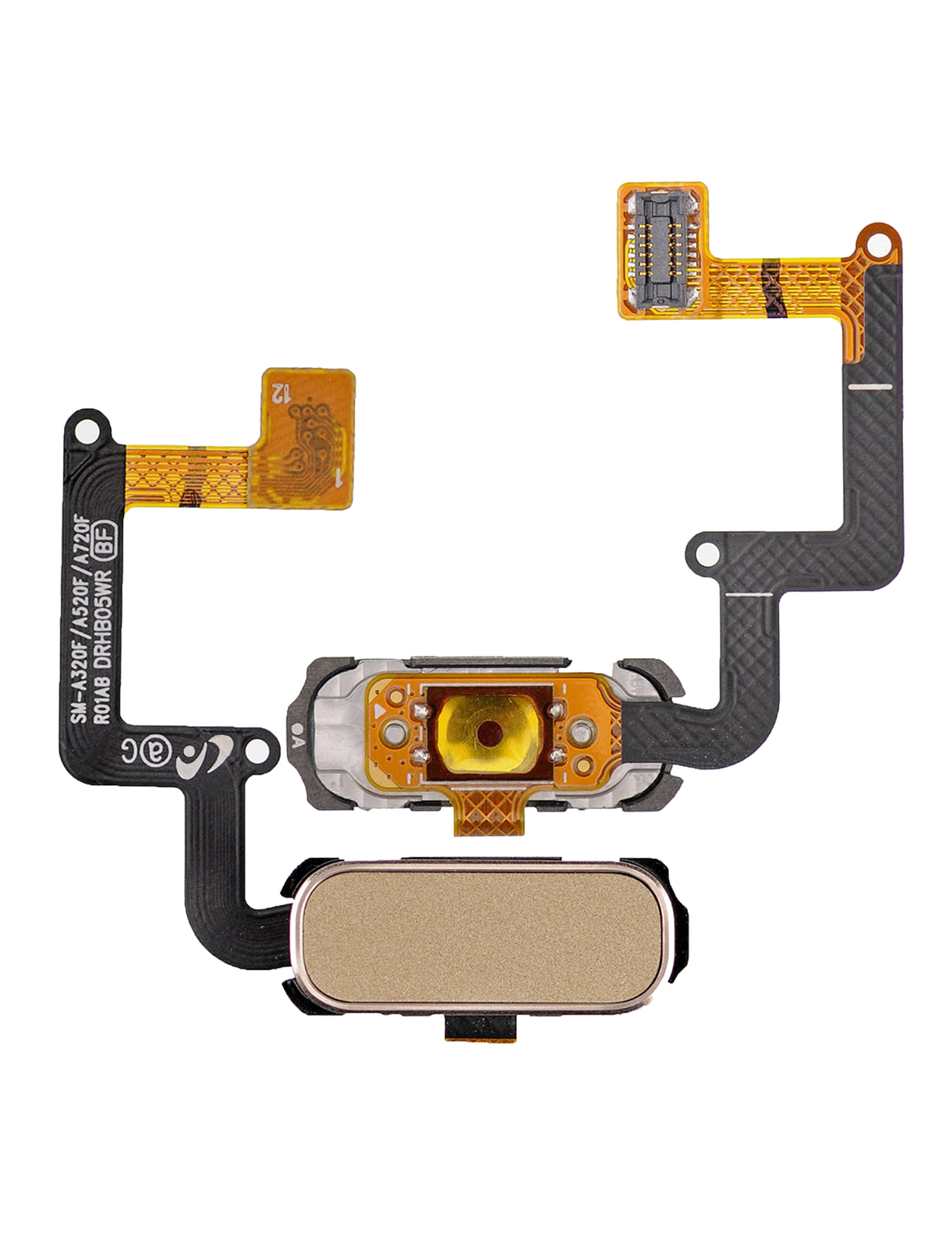 Fingerprint Reader With Flex Cable For Samsung Galaxy A3 (A320 / 2017) / A5 (A520 / 2017) / A7 (A720 / 2017) (Gold)