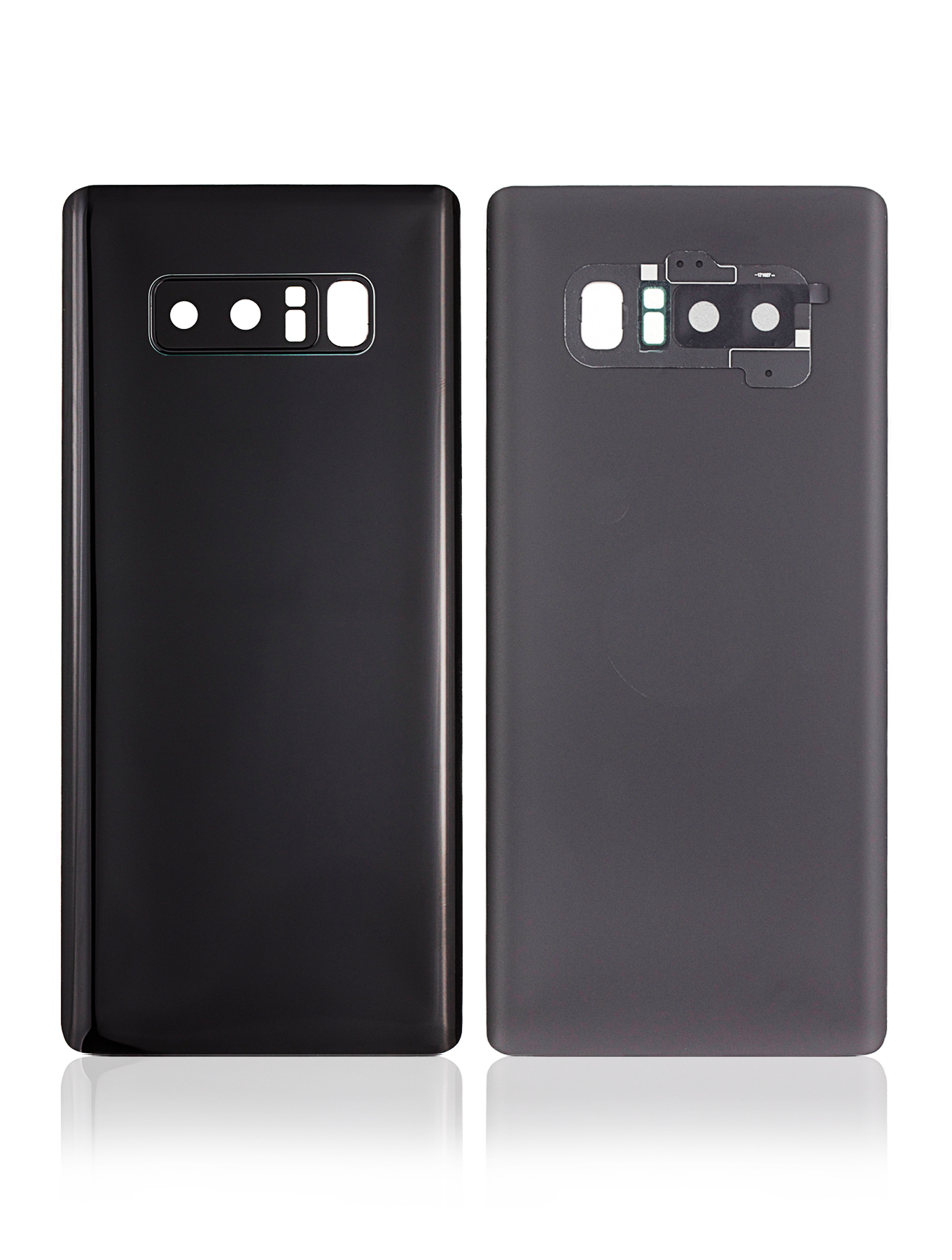 Back Cover Glass With Camera Lens For Samsung Galaxy Note 8 (Service Pack) (Midnight Black)