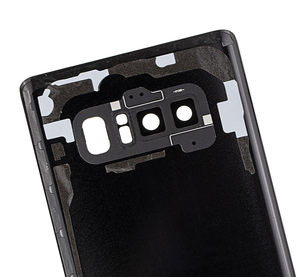 Back Cover Glass With Camera Lens For Samsung Galaxy Note 8 (No Logo) (Aftermarket Plus) (Silver)