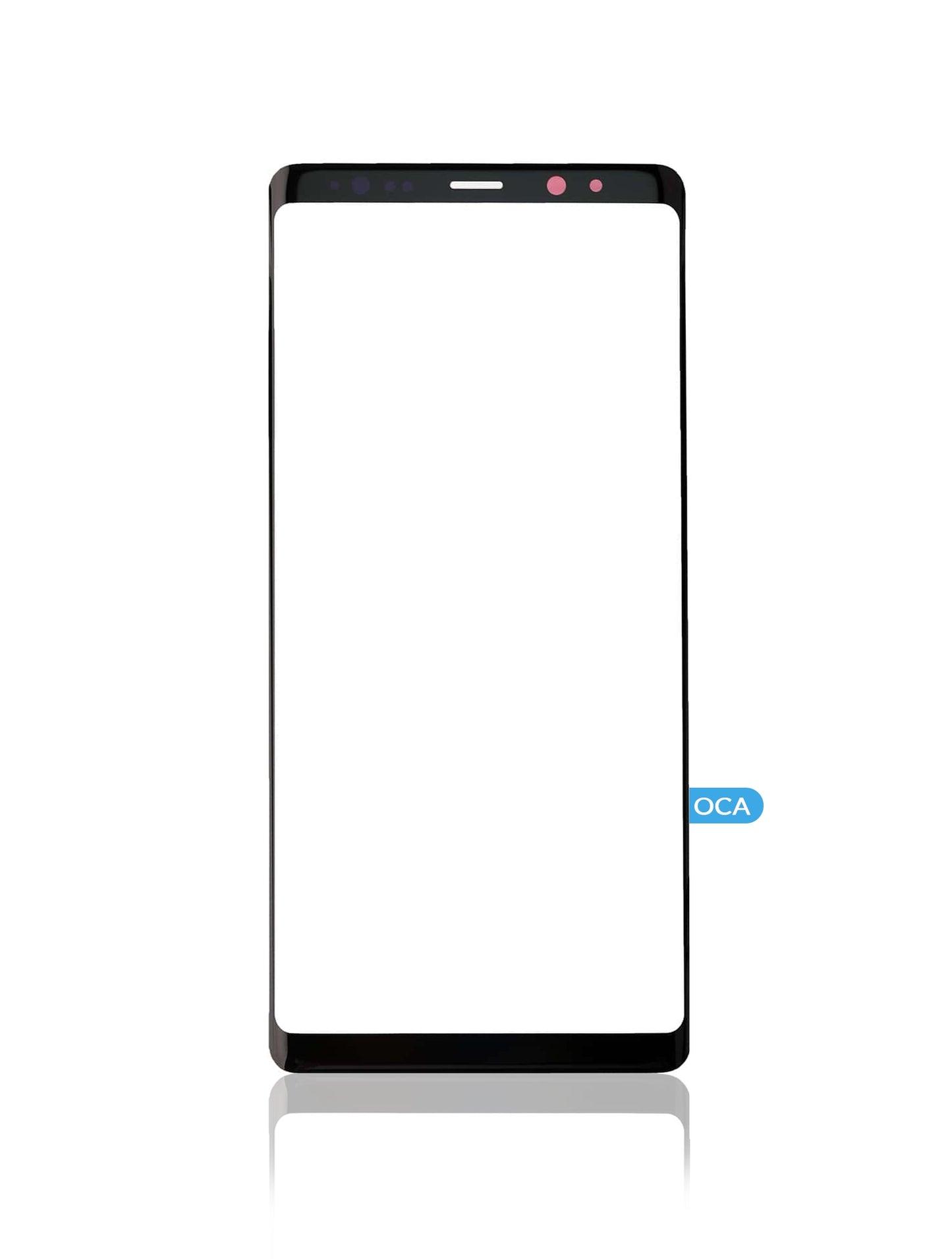 Front Glass With OCA Pre-Installed For Samsung Galaxy Note 8 (Black) (125 um)