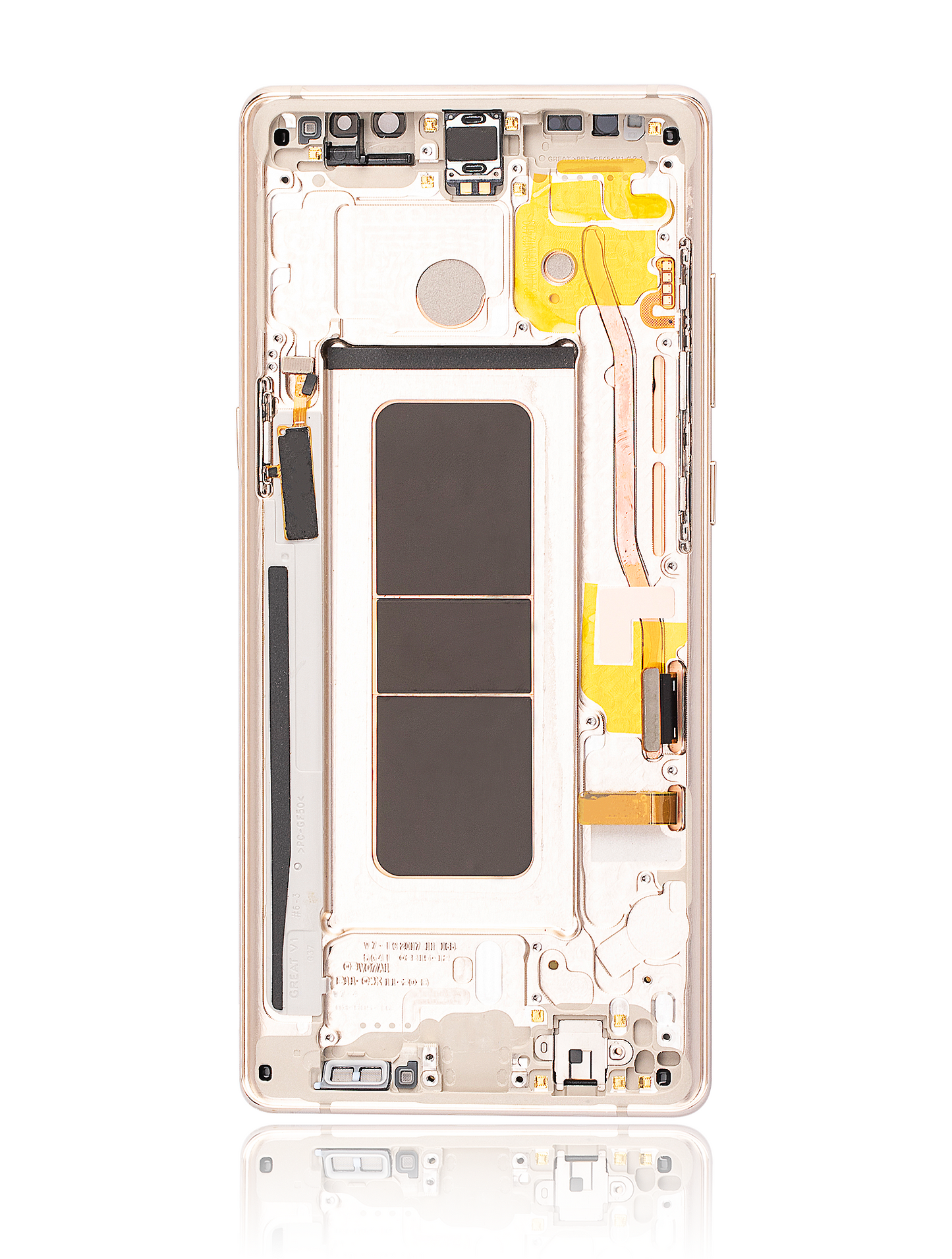 OLED Assembly With Frame For Samsung Galaxy Note 8 (Refurbished) (Maple Gold)