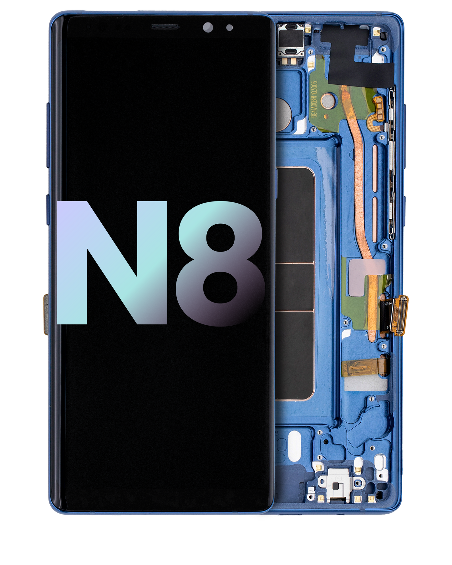 OLED Assembly With Frame For Samsung Galaxy Note 8 (Service Pack) (Blue)