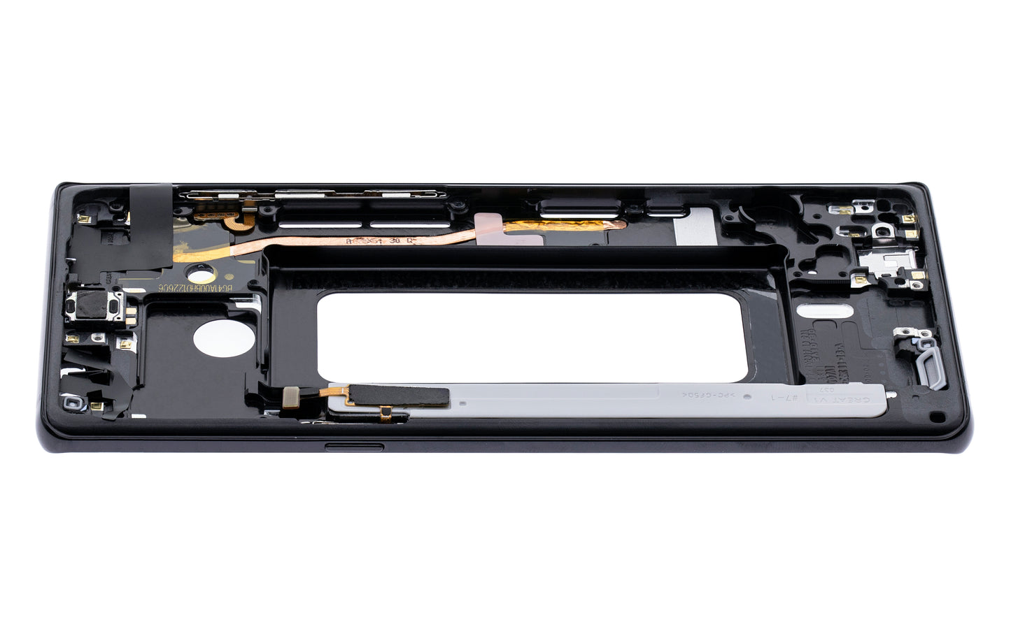 Mid-Frame Housing For Samsung Galaxy Note 8 (With Small Parts) (Midnight Black)