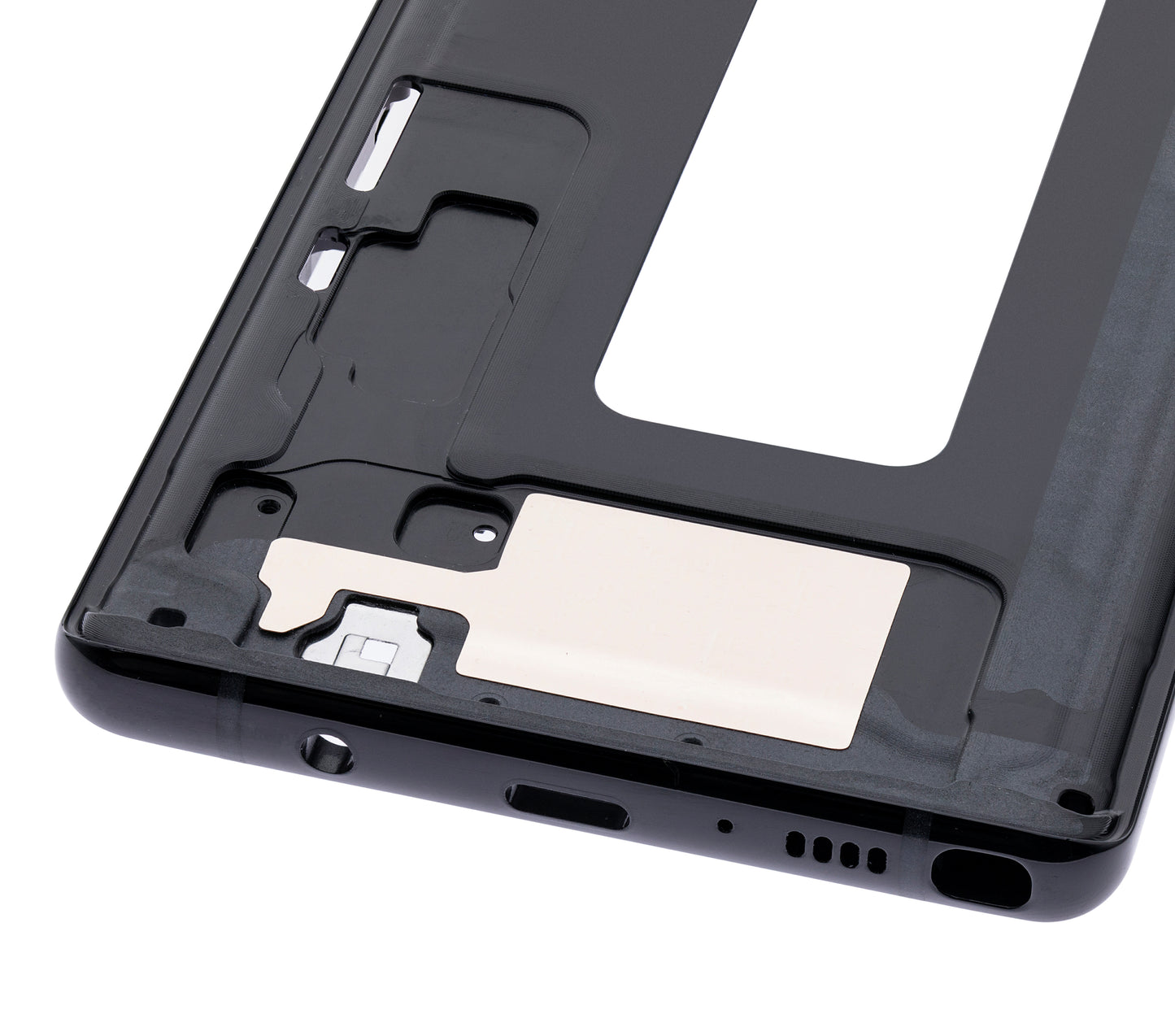 Mid-Frame Housing For Samsung Galaxy Note 8 (With Small Parts) (Midnight Black)