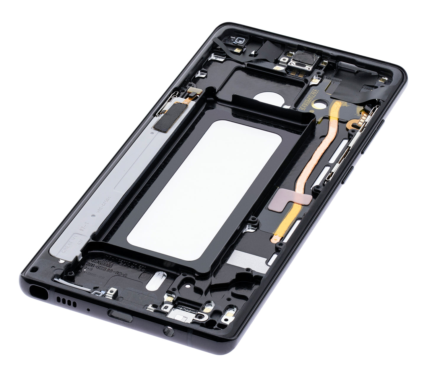 Mid-Frame Housing For Samsung Galaxy Note 8 (With Small Parts) (Midnight Black)