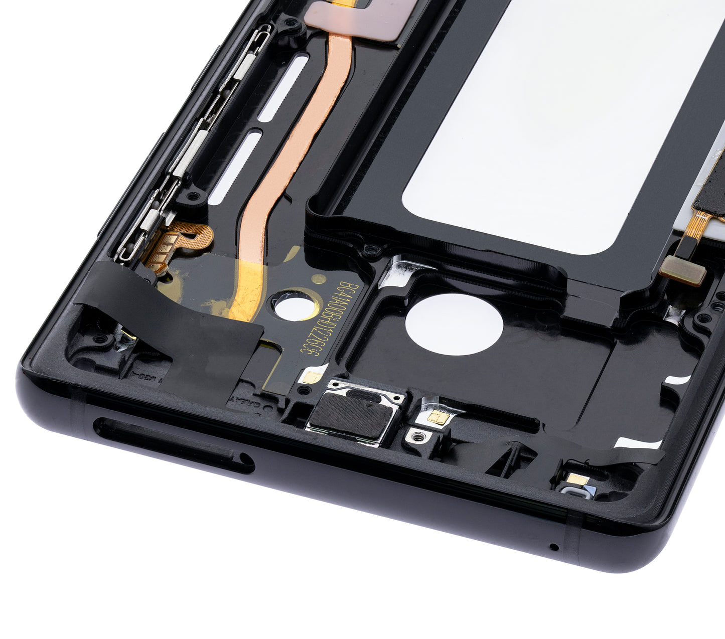 Mid-Frame Housing For Samsung Galaxy Note 8 (With Small Parts) (Midnight Black)