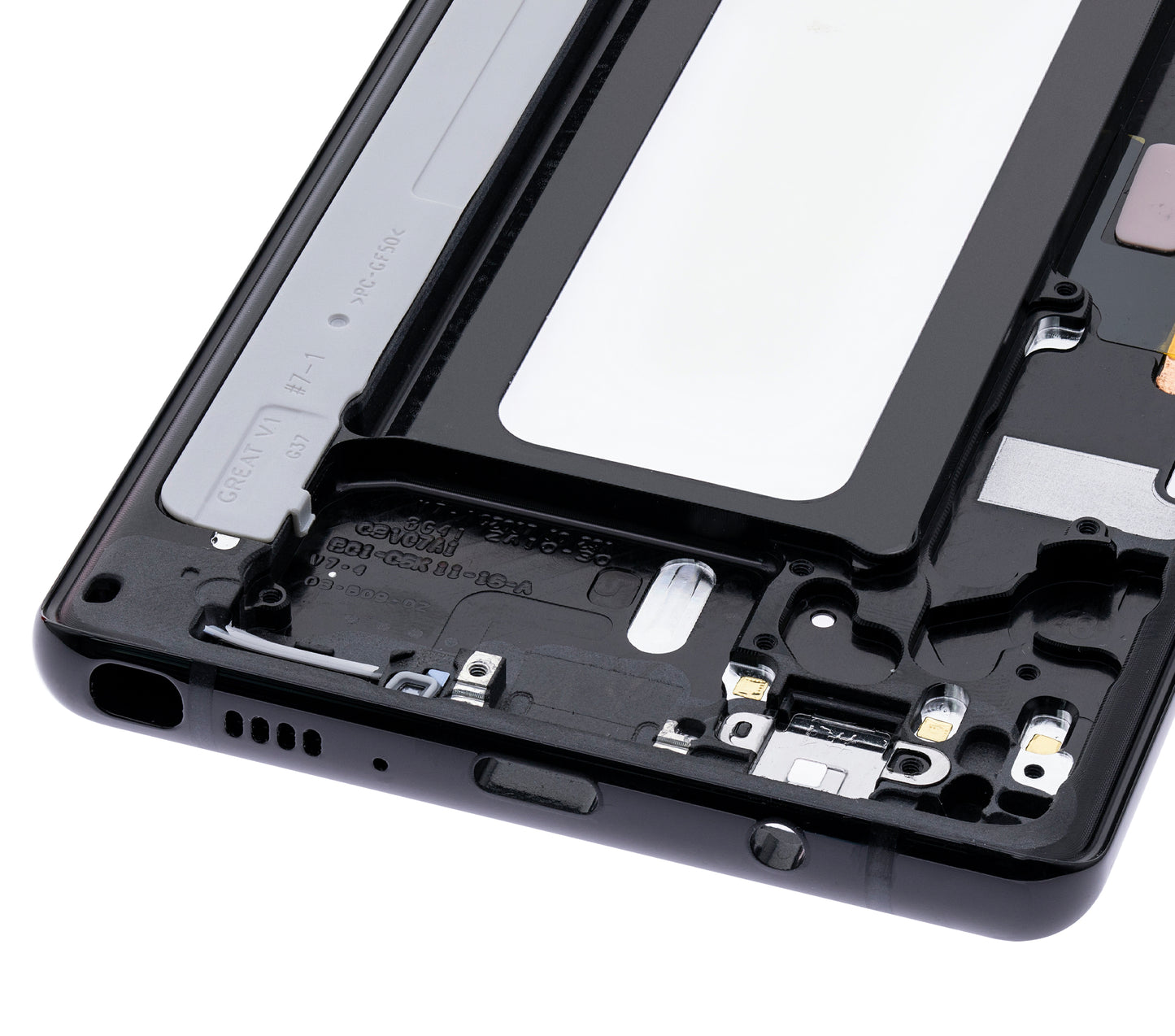 Mid-Frame Housing For Samsung Galaxy Note 8 (With Small Parts) (Midnight Black)
