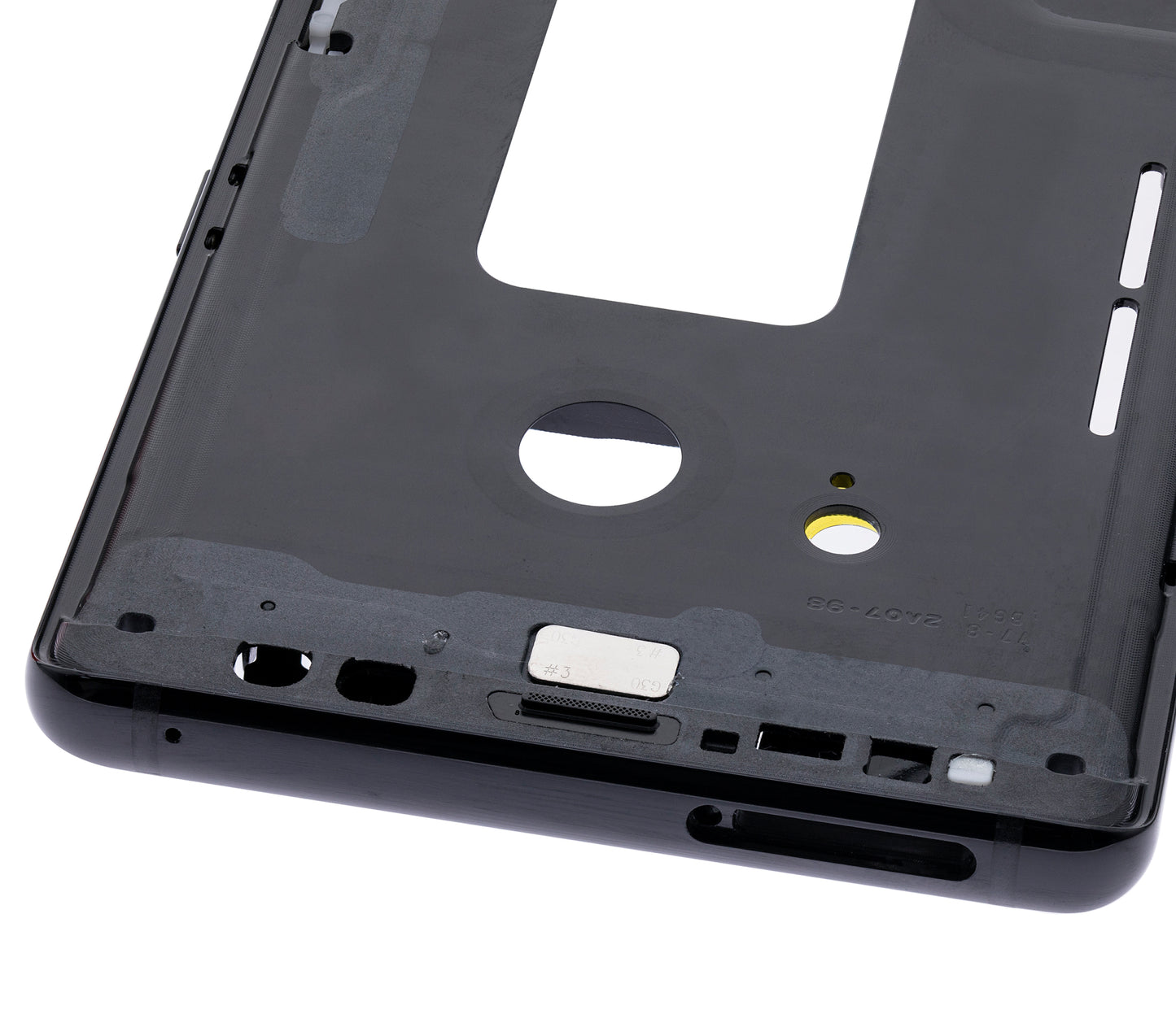 Mid-Frame Housing For Samsung Galaxy Note 8 (With Small Parts) (Midnight Black)