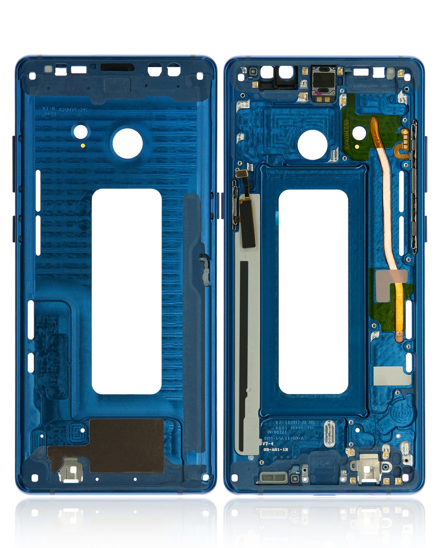 Mid-Frame Housing For Samsung Galaxy Note 8 (With Small Parts) (Deep Sea Blue)
