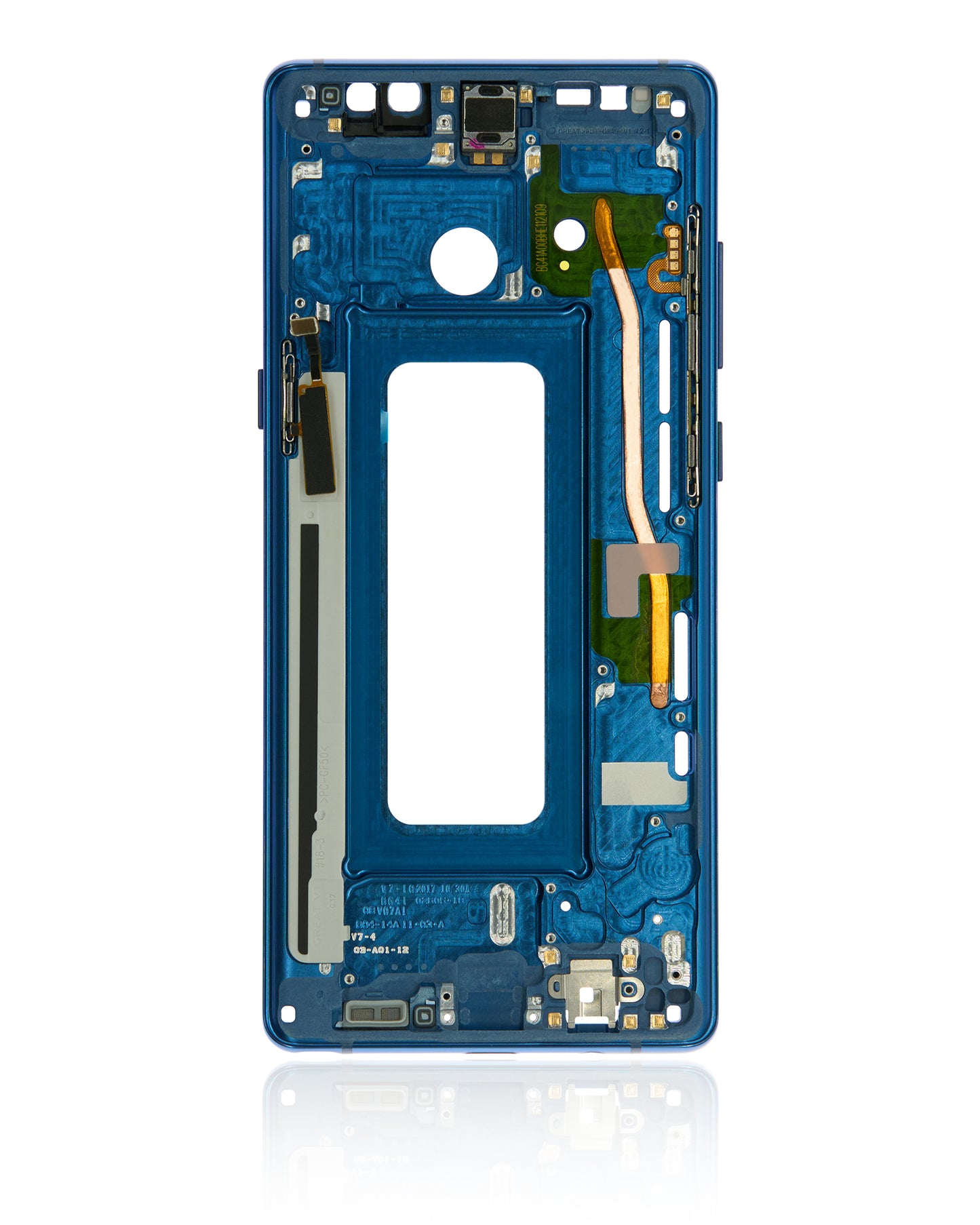 Mid-Frame Housing For Samsung Galaxy Note 8 (With Small Parts) (Deep Sea Blue)