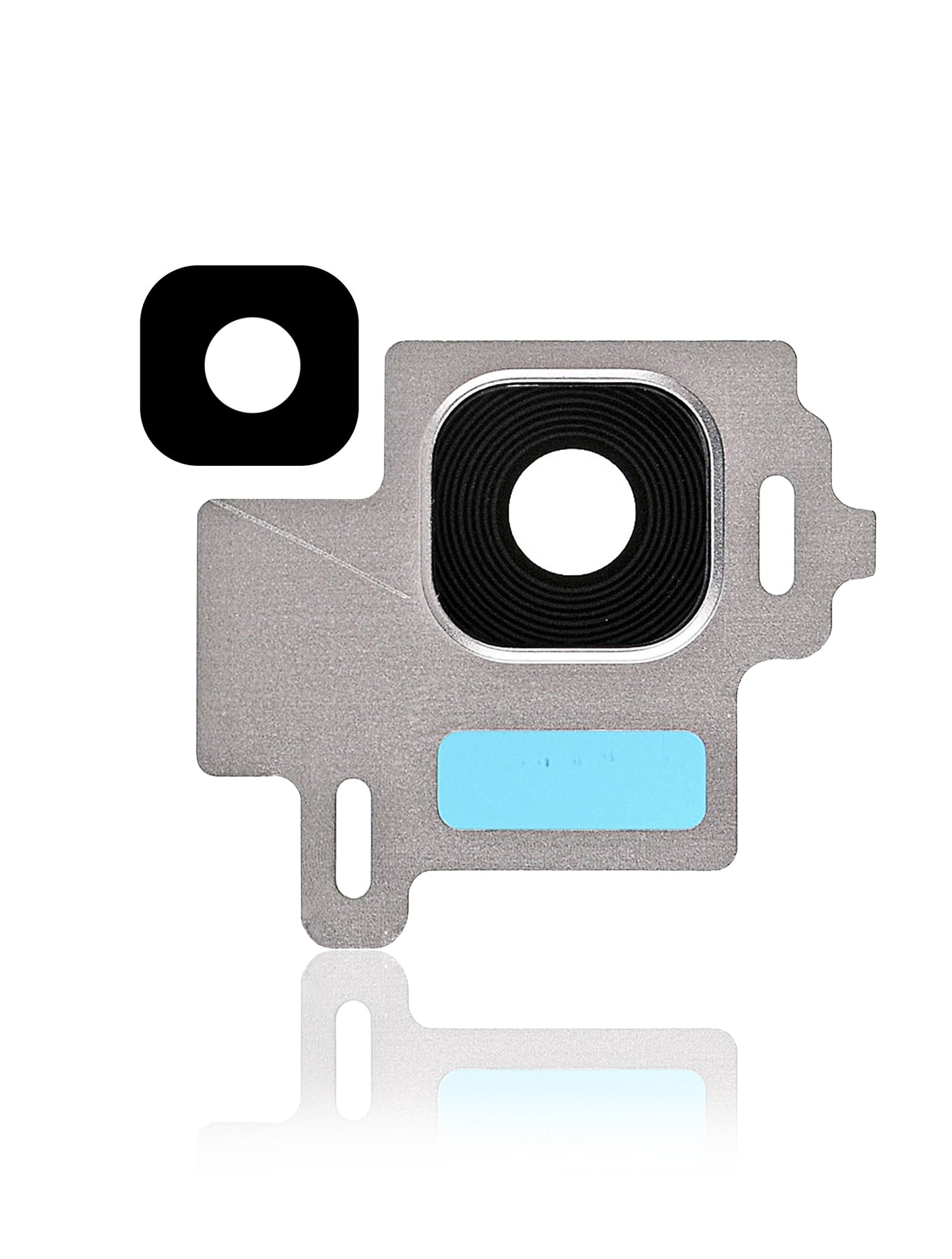 Back Camera Lens With Bezel Ring For Samsung Galaxy S8 (Arctic Silver)
