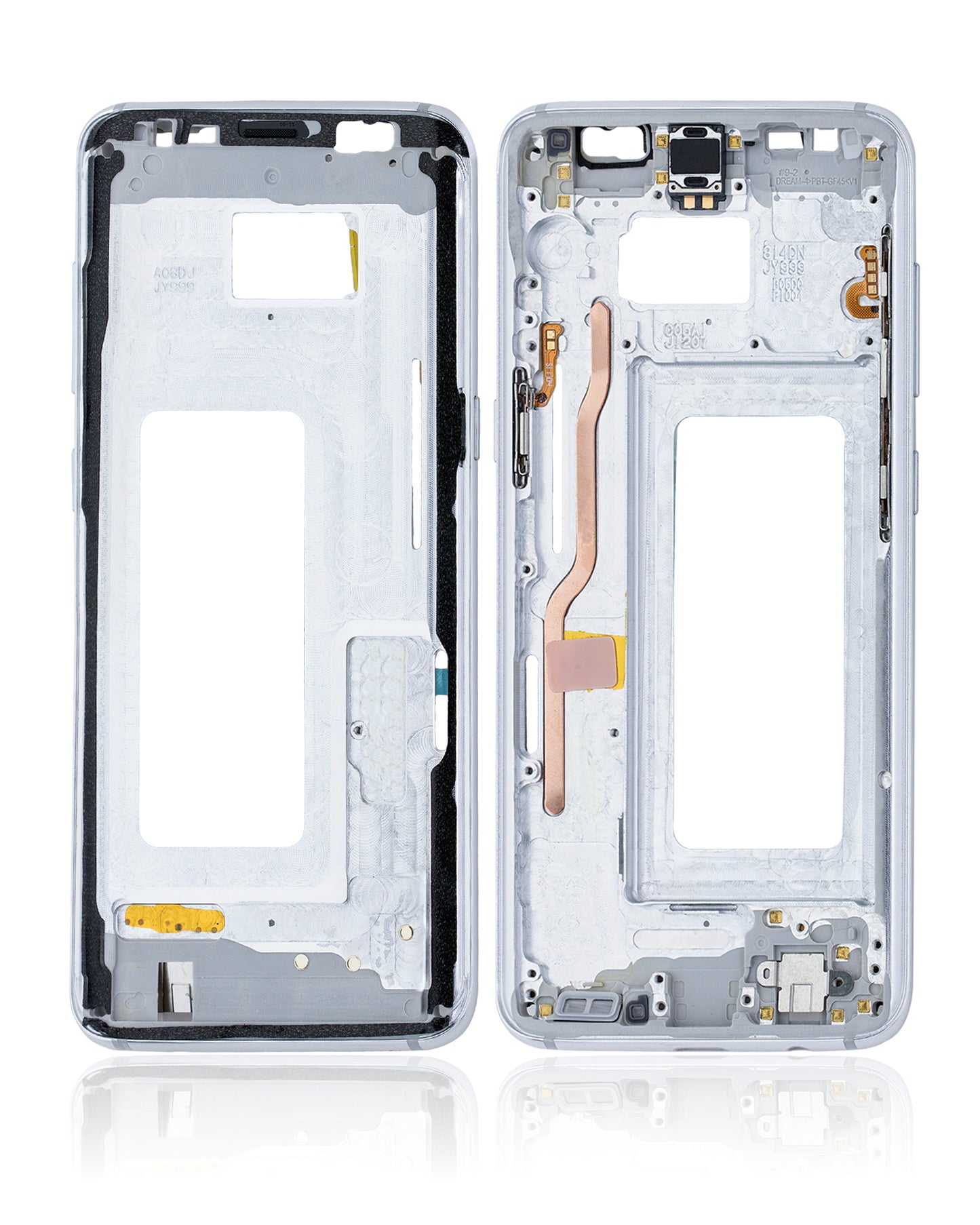 Mid-Frame Housing For Samsung Galaxy S8 (With Small Parts) (Arctic Silver)