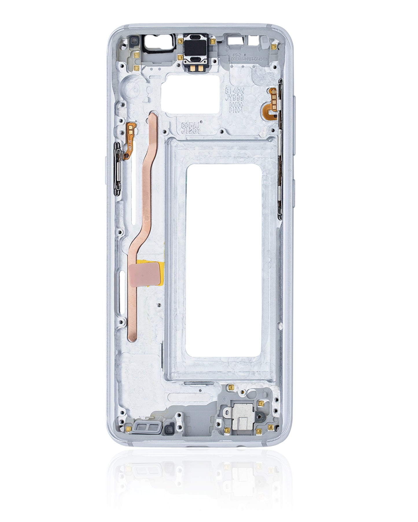 Mid-Frame Housing For Samsung Galaxy S8 (With Small Parts) (Arctic Silver)