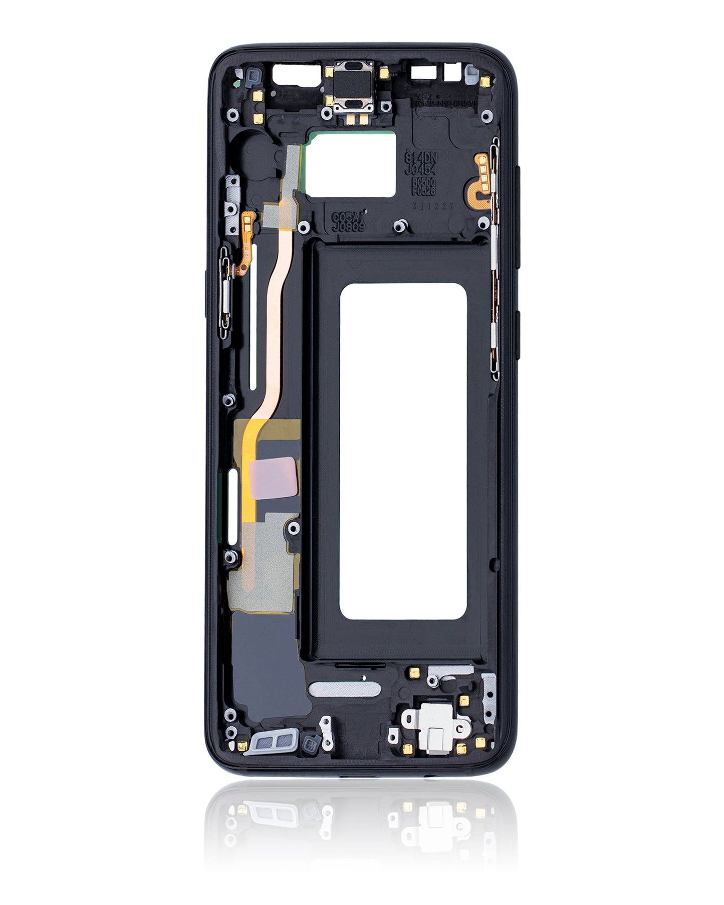Mid-Frame Housing For Samsung Galaxy S8 (With Small Parts) (Midnight Black)