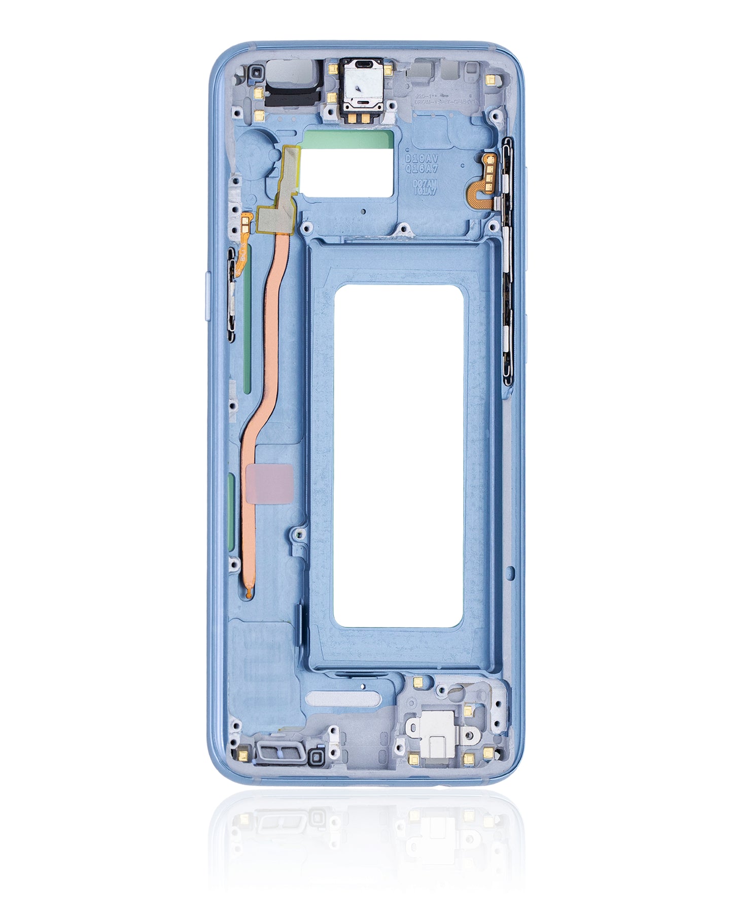 Mid-Frame Housing For Samsung Galaxy S8 (With Small Parts) (Coral Blue)