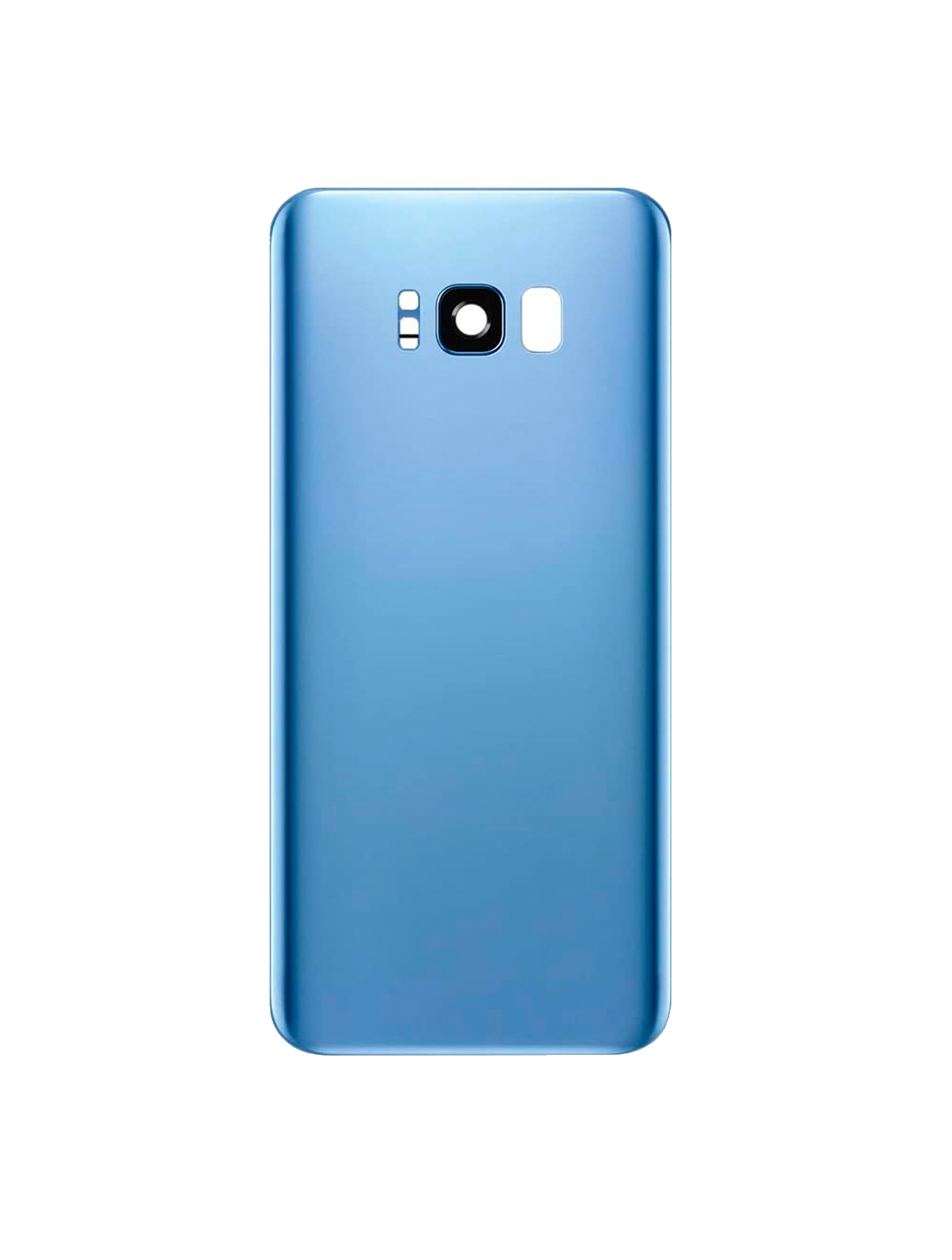 Back Cover Glass With Camera Lens For Samsung Galaxy S8 Plus (No Logo) (Aftermarket Plus) (Coral Blue)