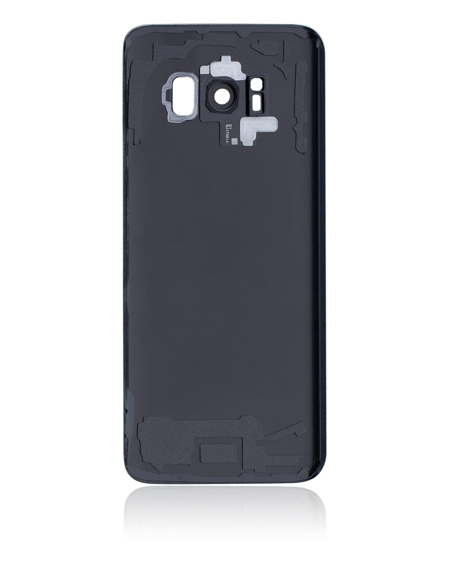 Back Cover Glass With Camera Lens For Samsung Galaxy S8 (No Logo) (Aftermarket Plus) (Midnight Black)