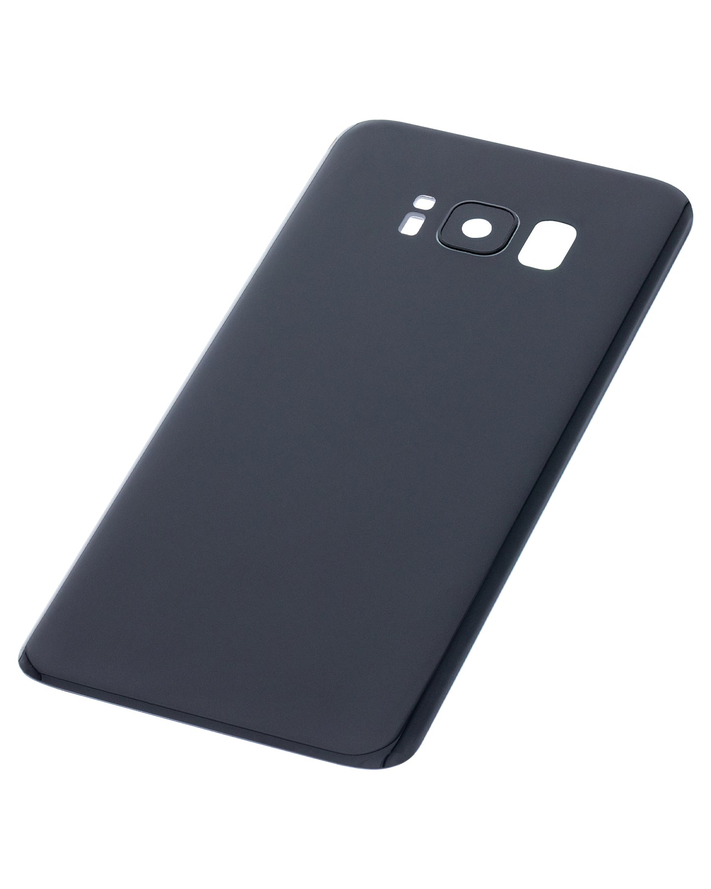 Back Cover Glass With Camera Lens For Samsung Galaxy S8 (No Logo) (Aftermarket Plus) (Midnight Black)