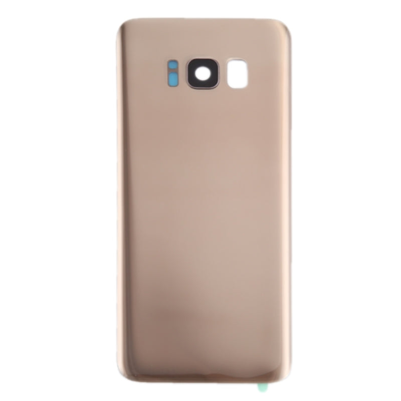Back Cover Glass With Camera Lens For Samsung Galaxy S8 (No Logo) (Aftermarket Plus) (Maple Gold)