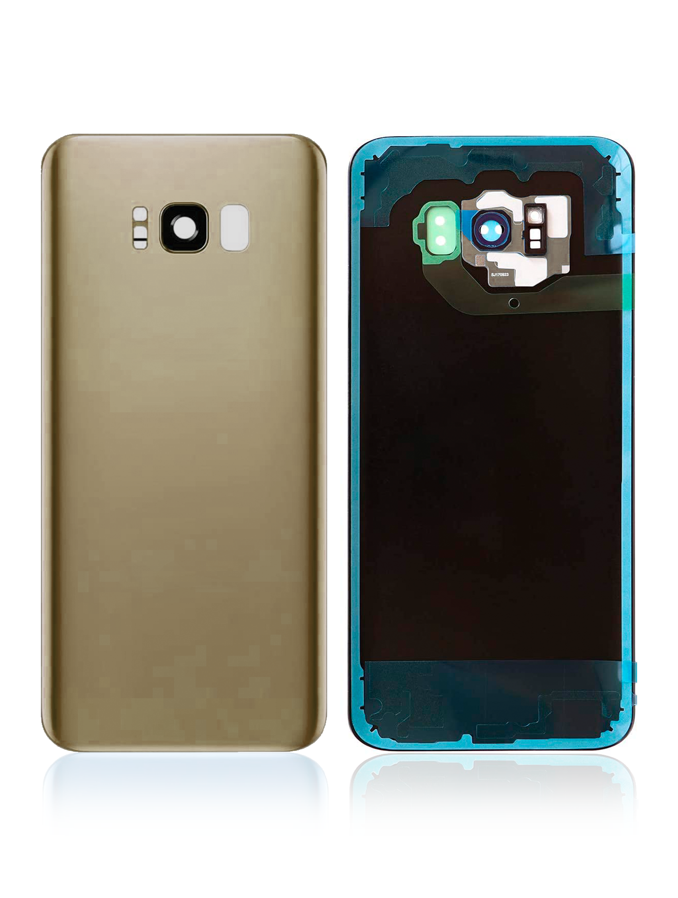 Back Cover Glass With Camera Lens For Samsung Galaxy S8 Plus (No Logo) (Aftermarket Plus) (Maple Gold)