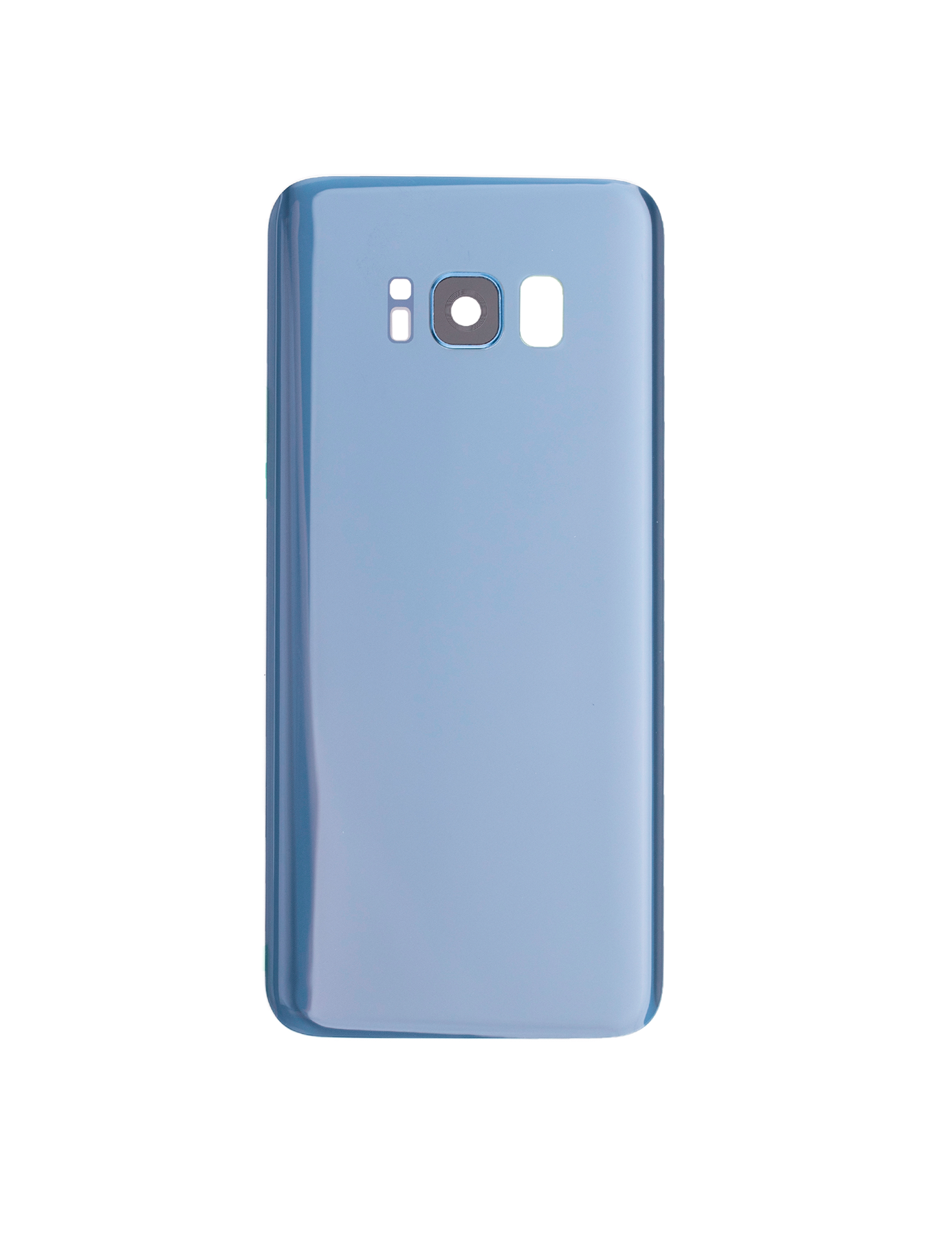 Back Cover Glass With Camera Lens For Samsung Galaxy S8 (No Logo) (Aftermarket Plus) (Coral Blue)
