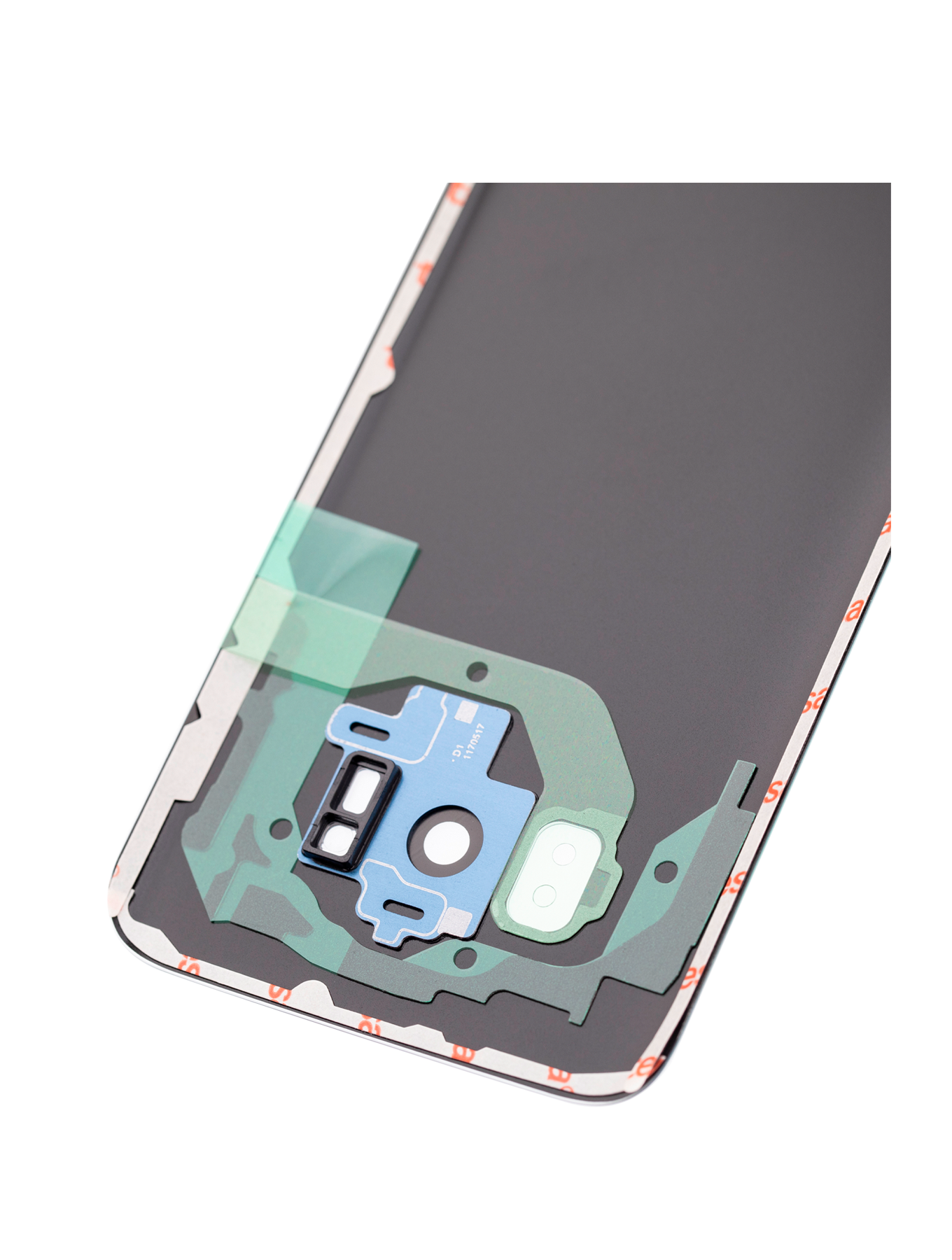 Back Cover Glass With Camera Lens For Samsung Galaxy S8 (No Logo) (Aftermarket Plus) (Coral Blue)
