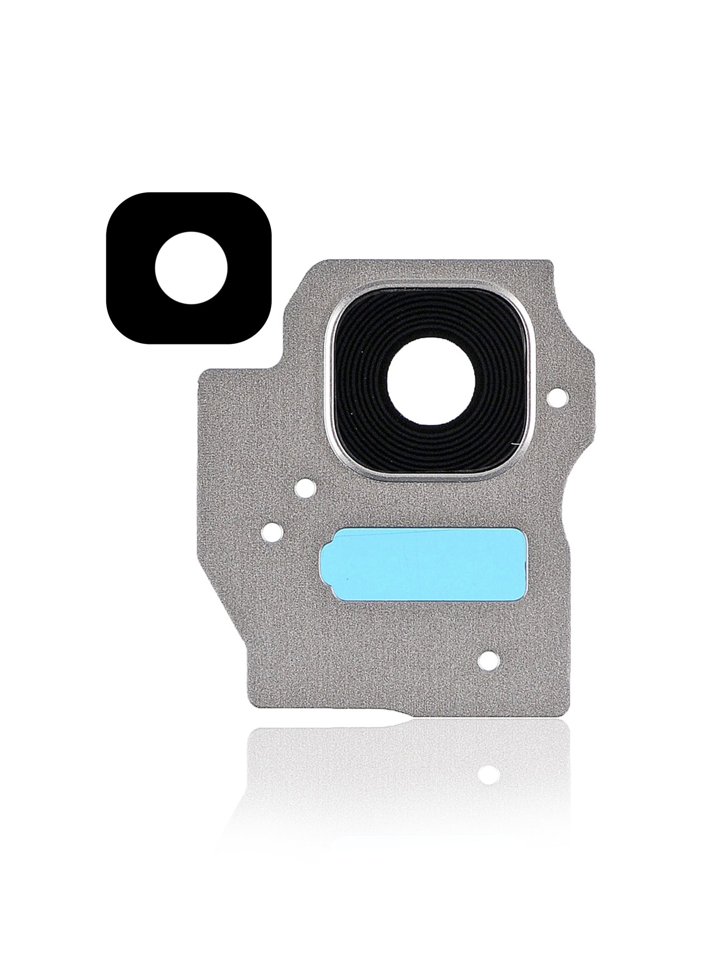 Back Camera Lens With Bezel Ring For Samsung Galaxy S8 Plus (Arctic Silver)