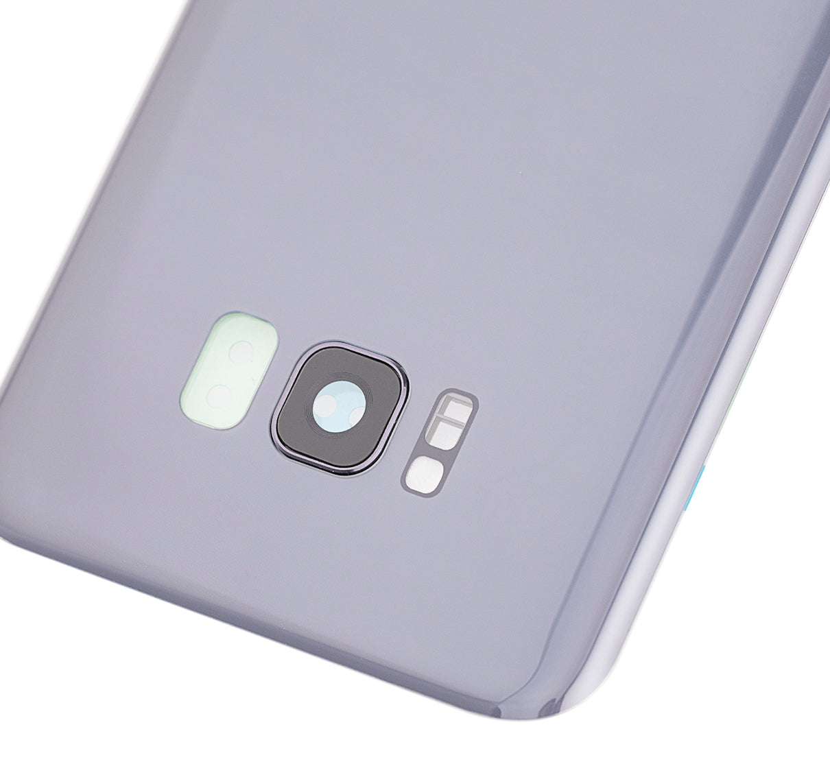 Back Cover Glass With Camera Lens For Samsung Galaxy S8 Plus (No Logo) (Aftermarket Plus) (Orchid Gray)