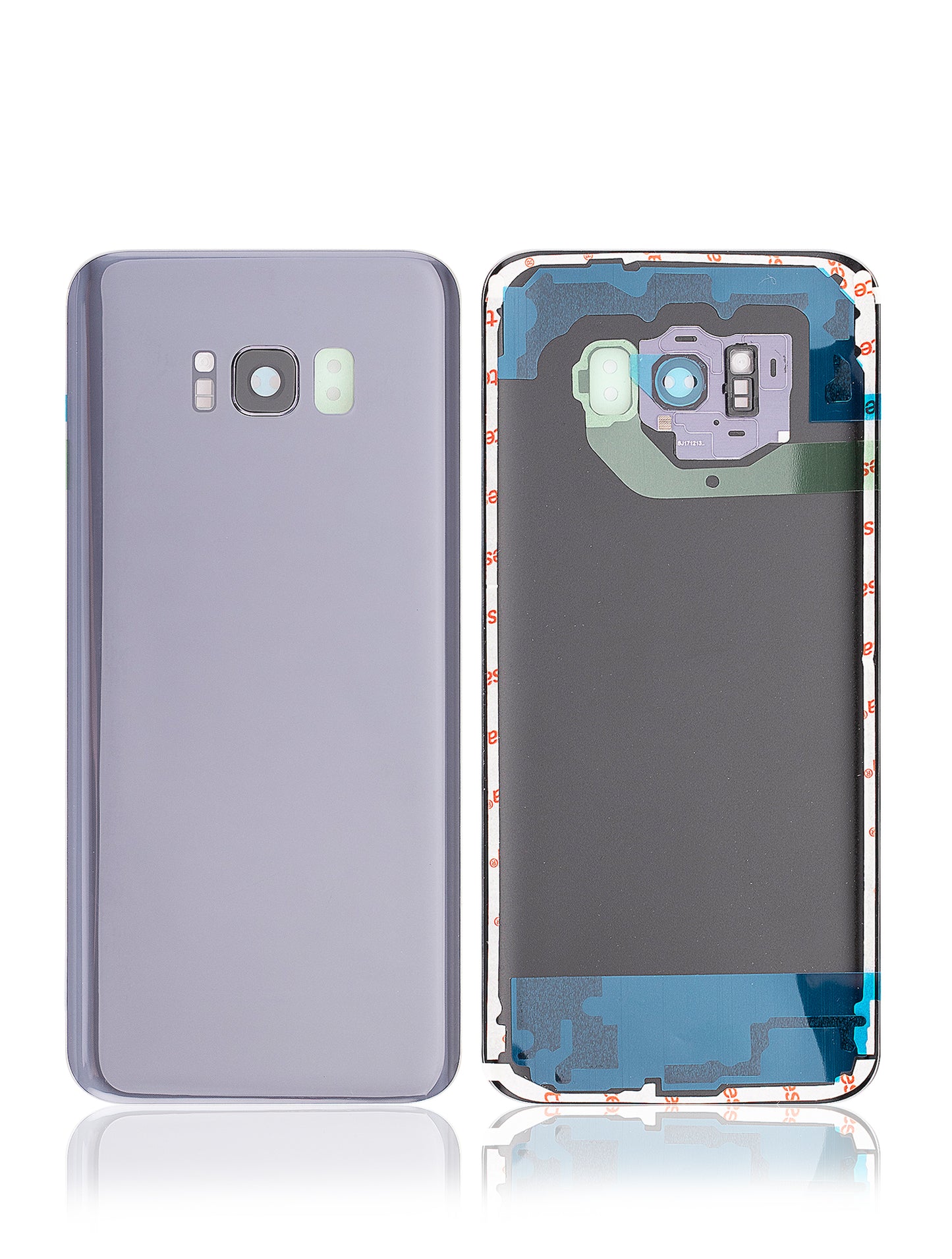 Back Cover Glass With Camera Lens For Samsung Galaxy S8 Plus (No Logo) (Aftermarket Plus) (Orchid Gray)
