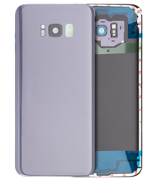 Back Cover Glass With Camera Lens For Samsung Galaxy S8 Plus (No Logo) (Aftermarket Plus) (Orchid Gray)