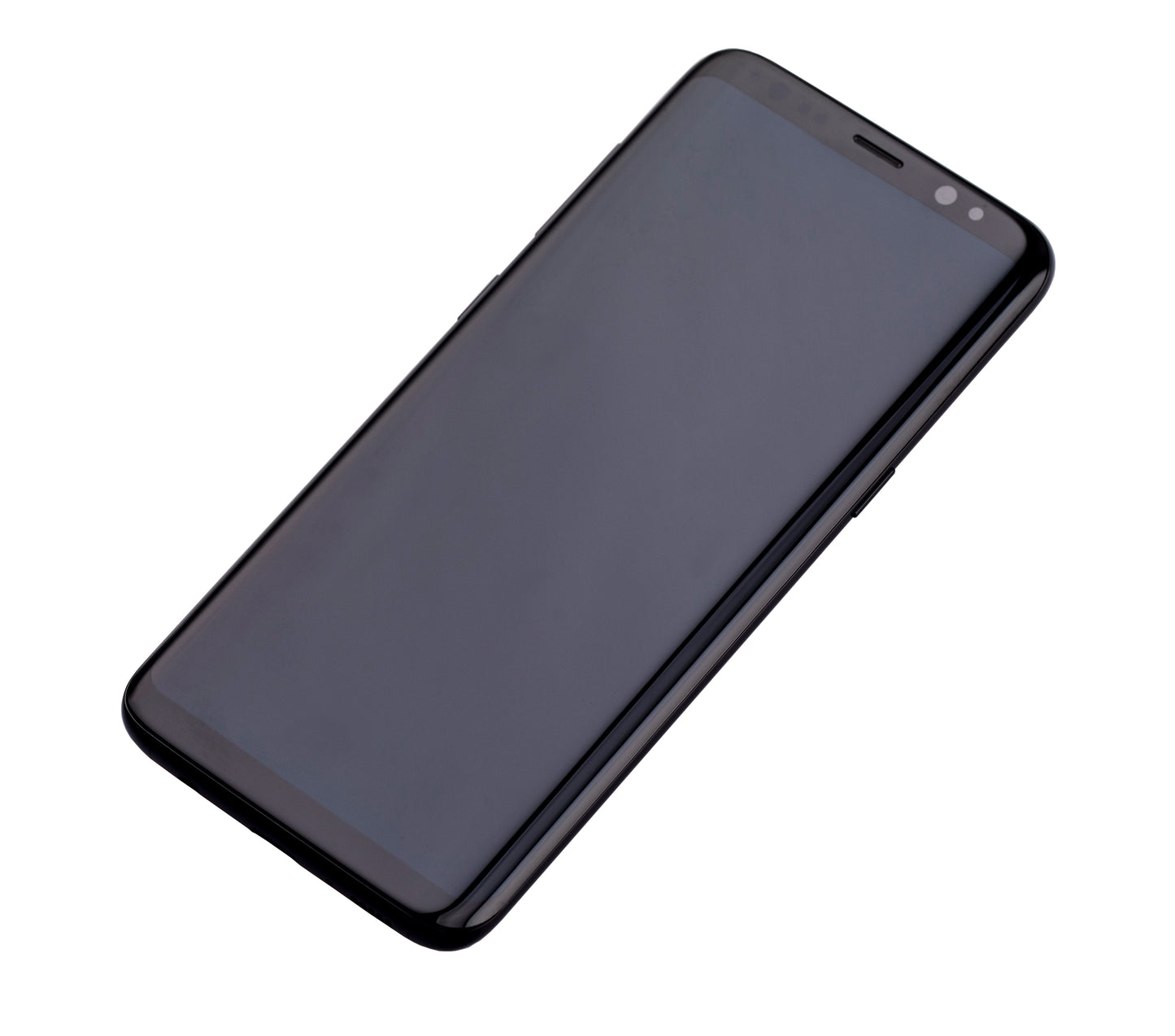 OLED Assembly With Frame For Samsung Galaxy S8 (Used OEM Pull: Grade B/C) (Midnight Black)