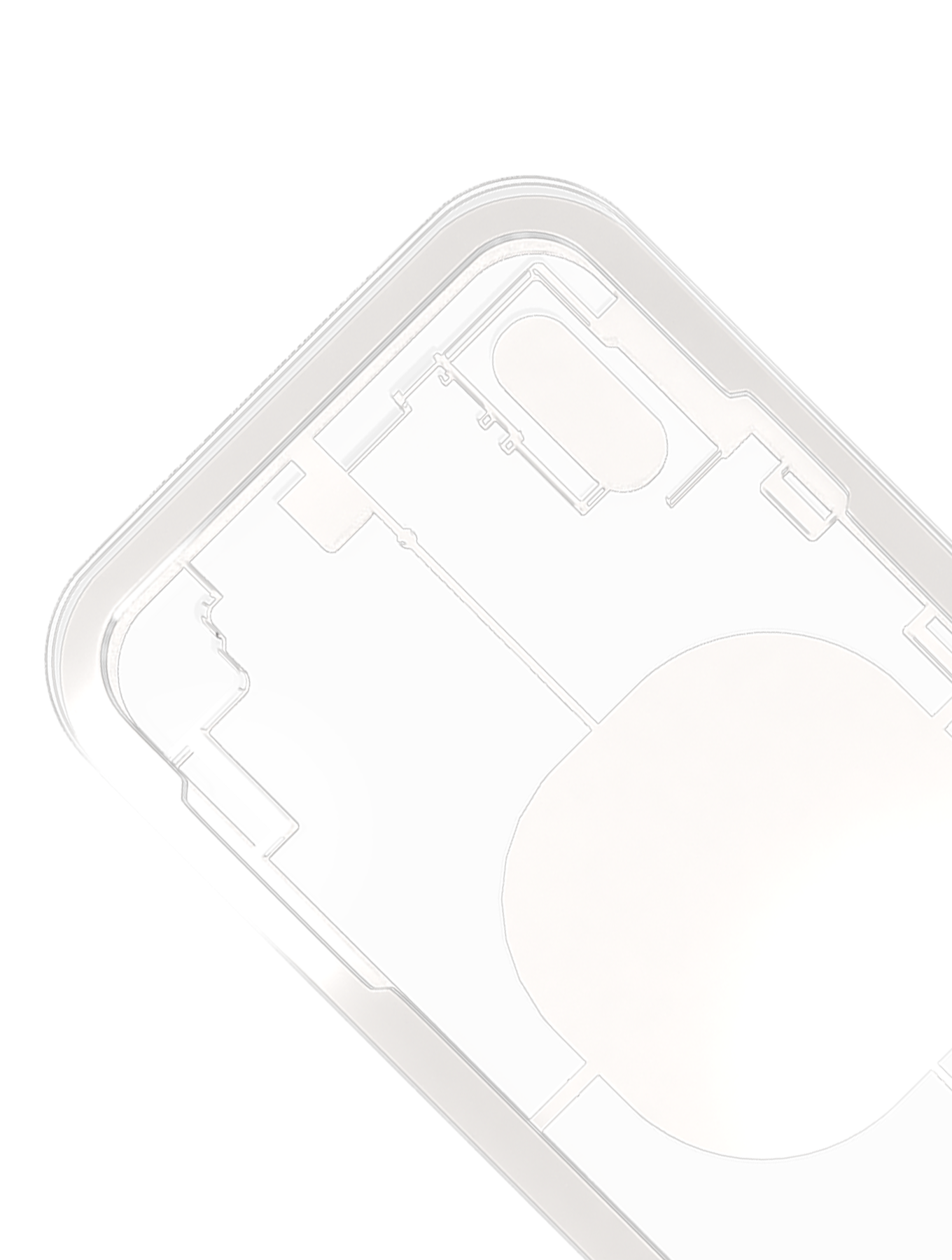 Laser Machine Protection Mold For iPhone XS (M-Triangel)