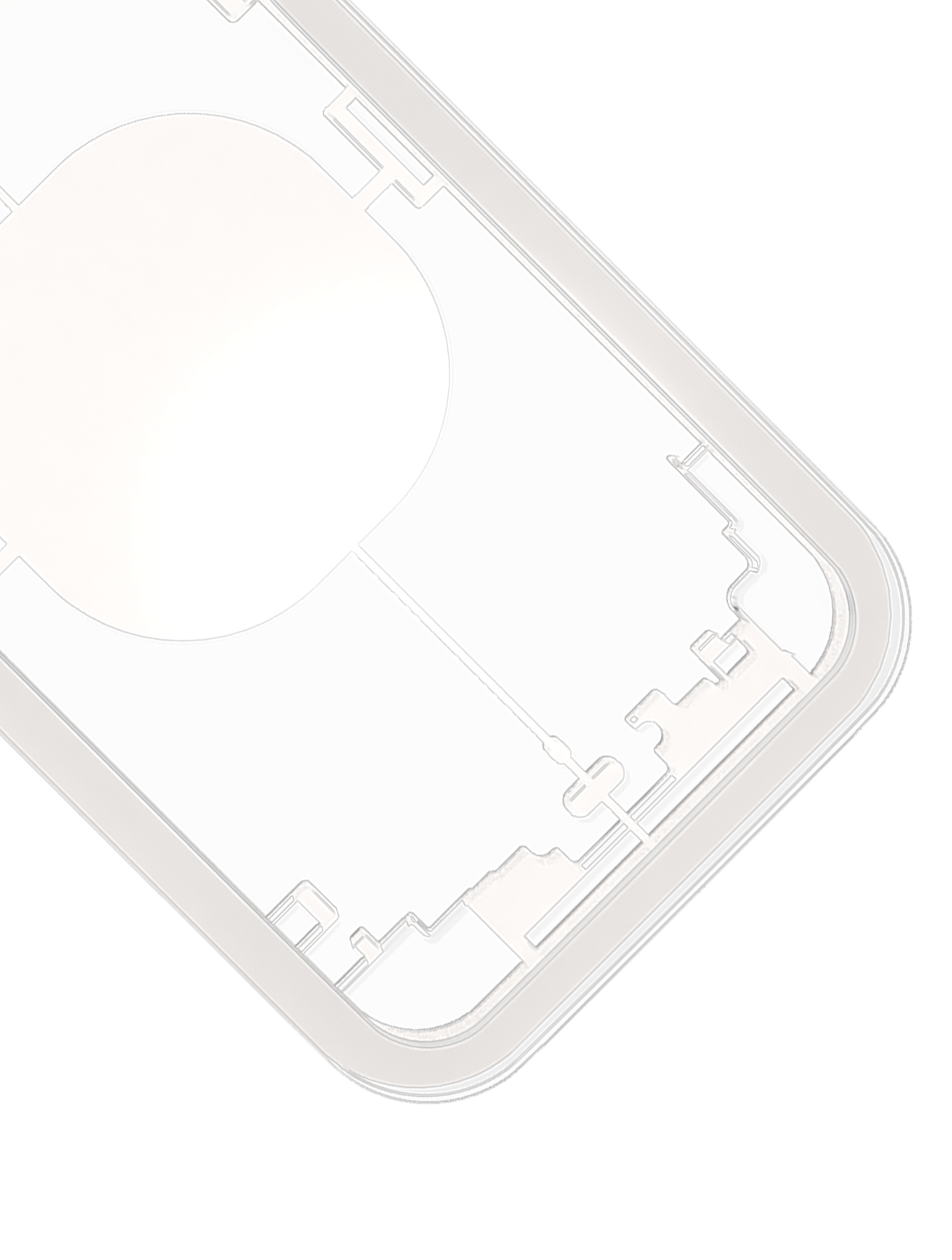 Laser Machine Protection Mold For iPhone XS (M-Triangel)