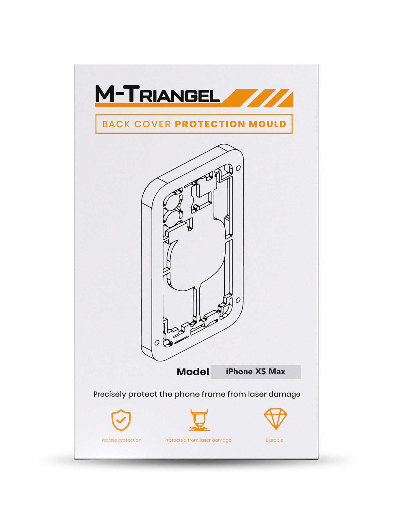 Laser Machine Protection Mold For iPhone XS Max (M-Triangel)