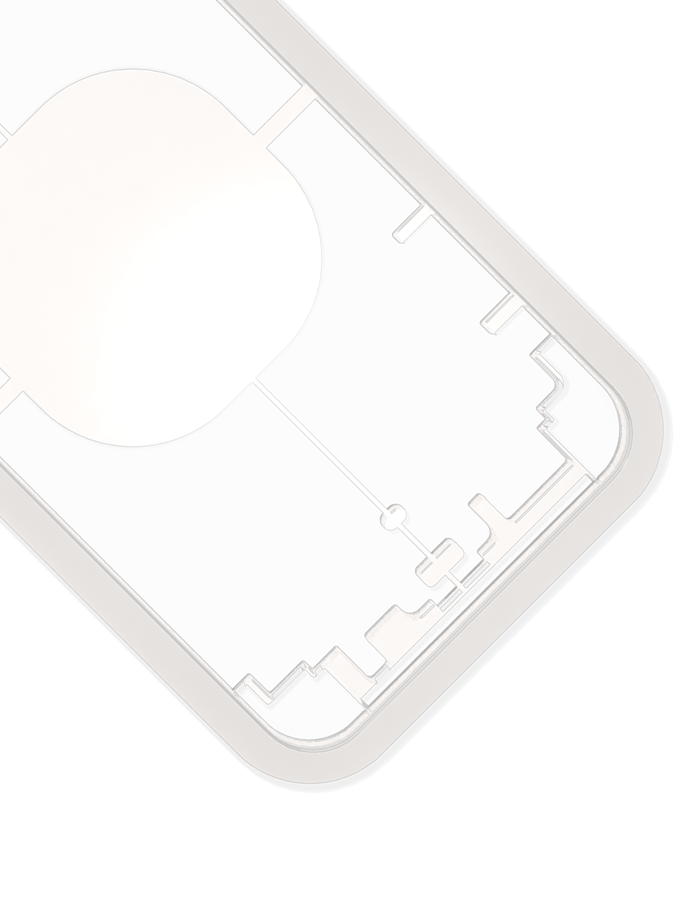 Laser Machine Protection Mold For iPhone XR (M-Triangel)