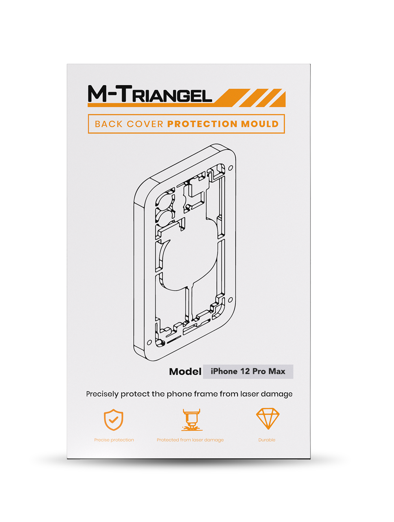 Laser Machine Protection Mold For iPhone 12 Pro Max (M-Triangel)