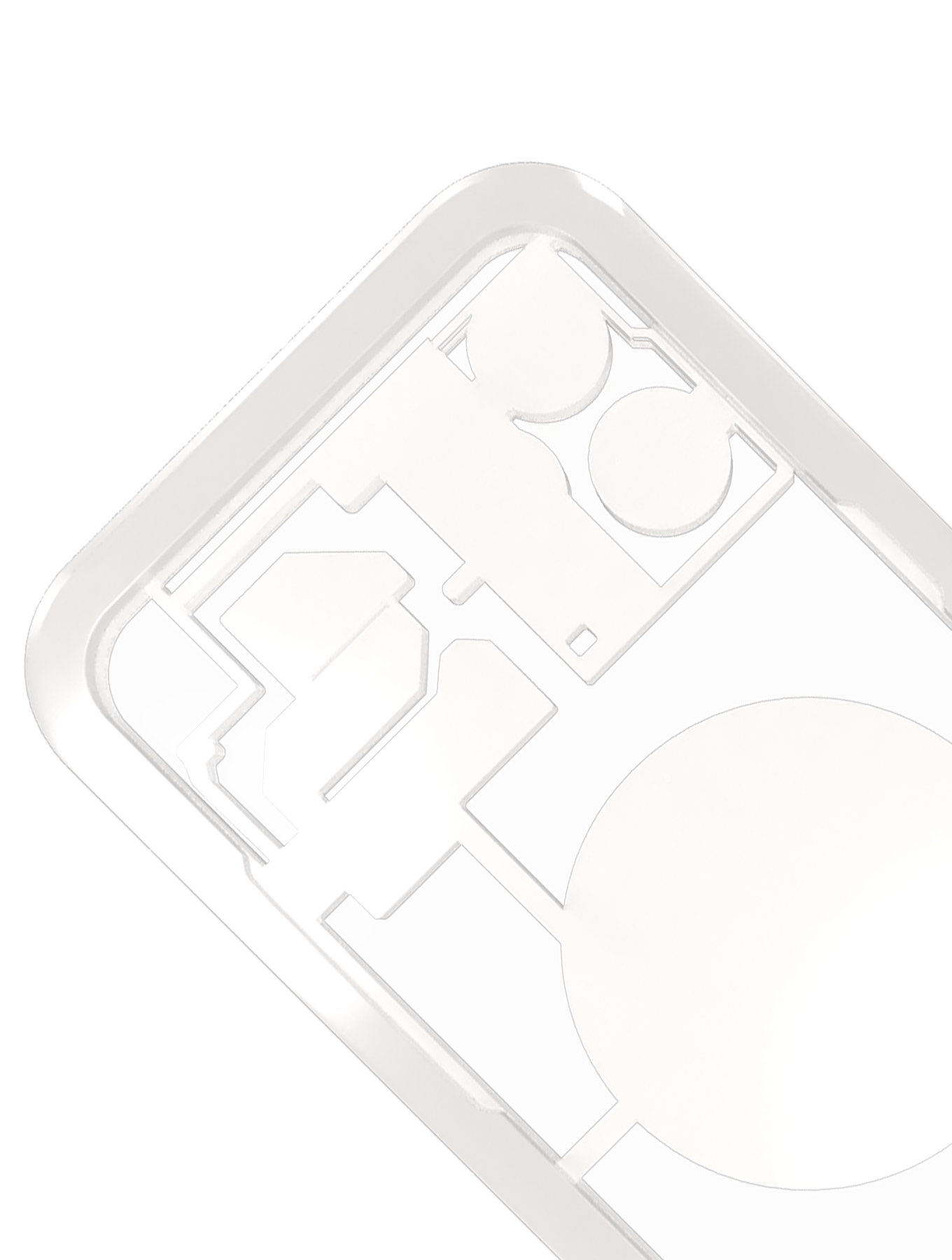 Laser Machine Protection Mold For iPhone 12 Pro Max (M-Triangel)
