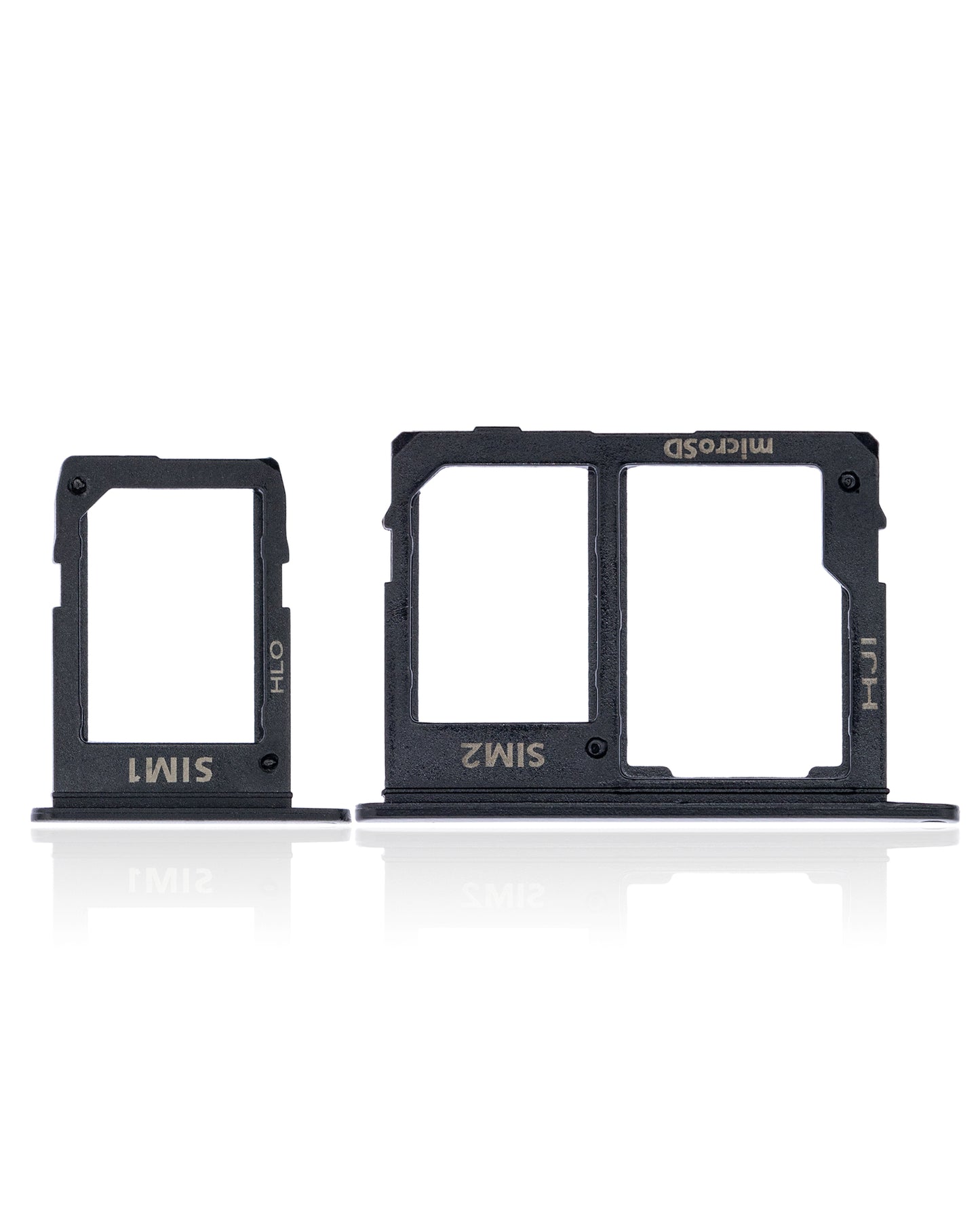 Samsung Galaxy J8 (J810 / 2018) (Black) (2 Piece Set) SIM card tray replacement set - product image 3