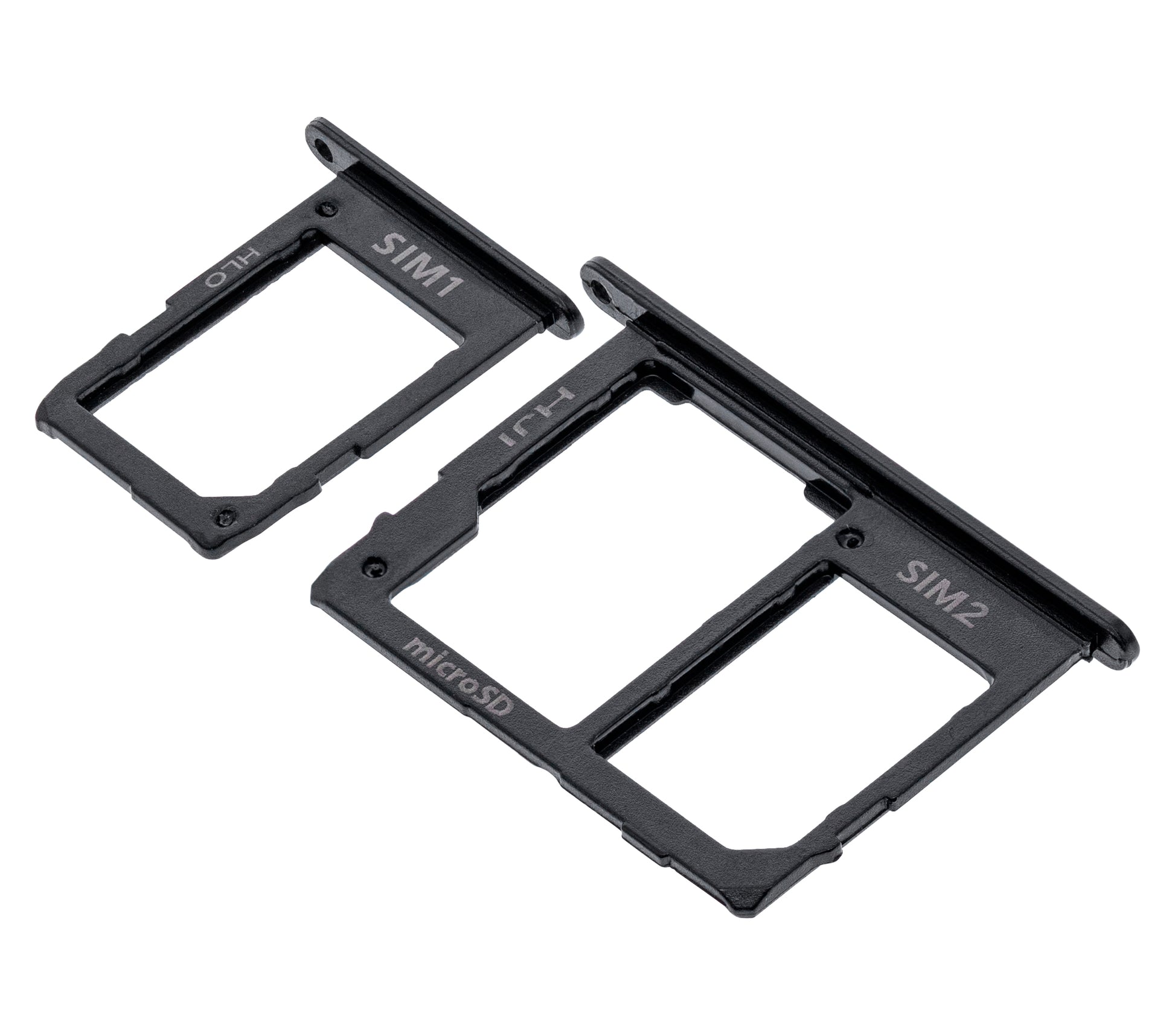 Samsung Galaxy J8 (J810 / 2018) (Black) (2 Piece Set) SIM card tray replacement set - product image 5