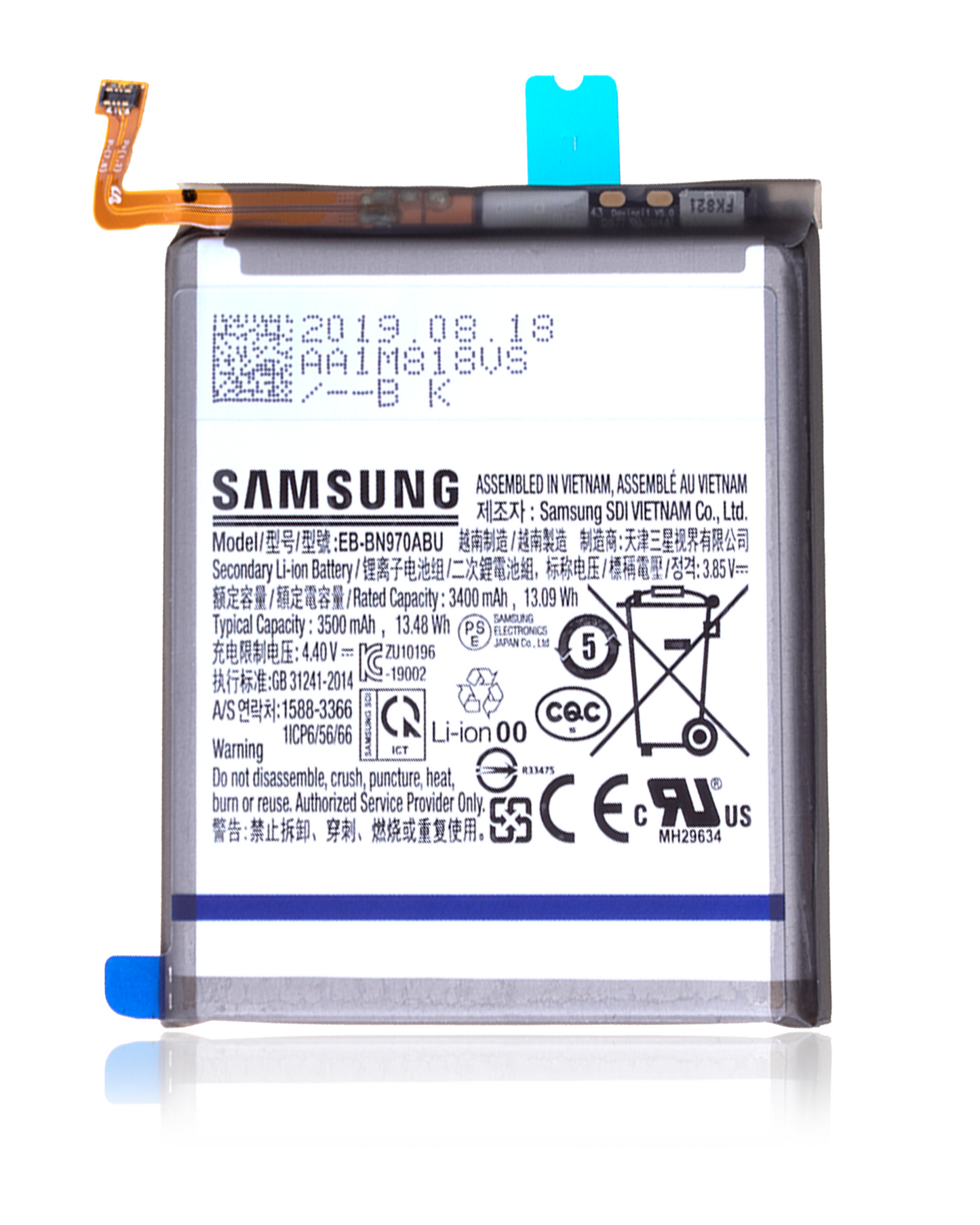 Replacement Battery For Samsung Galaxy Note 10 (Service Pack)