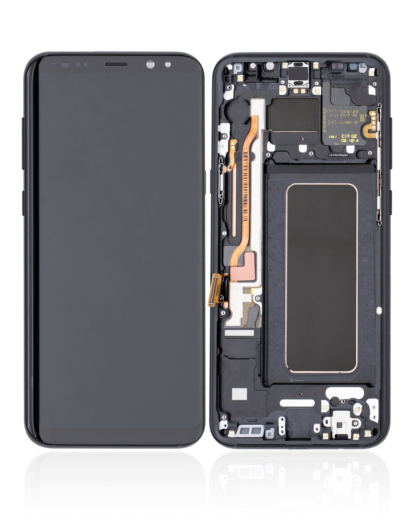 OLED Assembly With Frame For Samsung Galaxy S8 Plus (Aftermarket Plus) (Midnight Black)