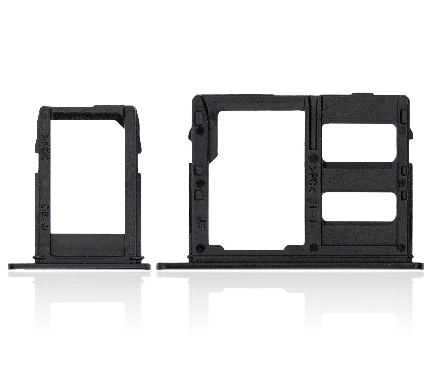 Premium Sim Card Tray For Samsung Galaxy A6 (A600 / 2018) / A6 Plus (A605 / 2018) (Black) - View 3