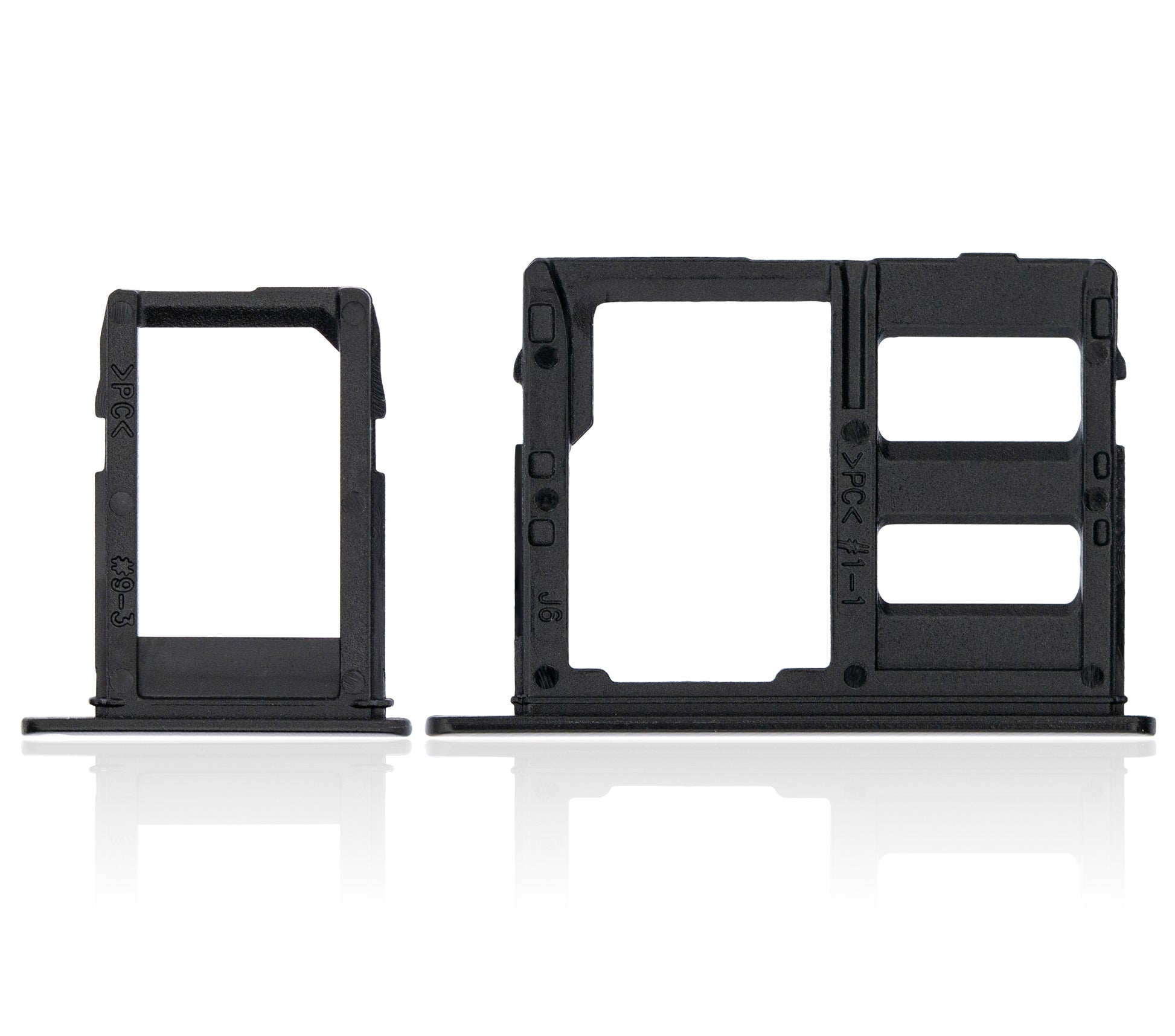 Premium Sim Card Tray For Samsung Galaxy A6 (A600 / 2018) / A6 Plus (A605 / 2018) (Black) - View 3
