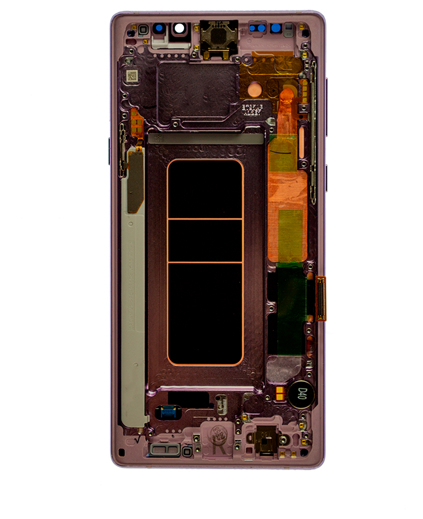 OLED Assembly With Frame For Samsung Galaxy Note 9 (Service Pack) (Metallic Copper)