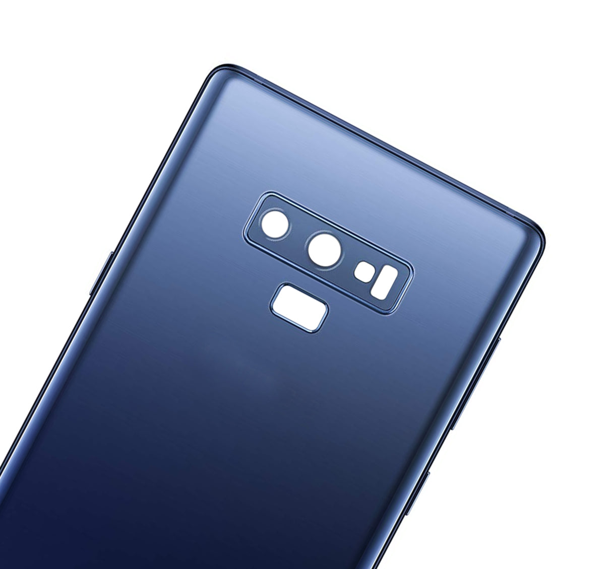 Back Cover Glass With Camera Lens For Samsung Galaxy Note 9 (No Logo) (Aftermarket Plus) (Ocean Blue)