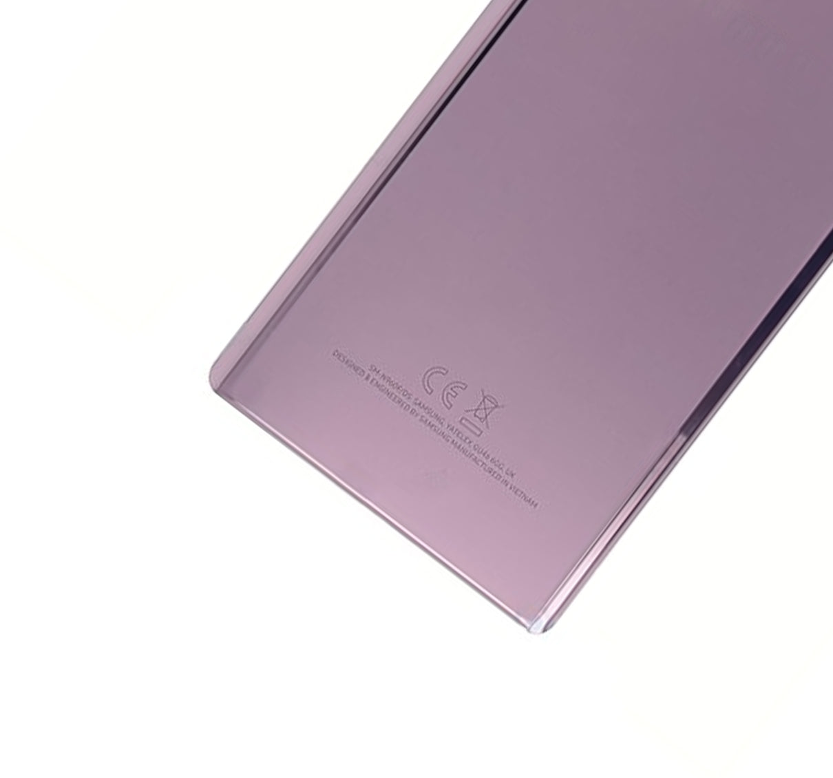 Back Cover Glass With Camera Lens For Samsung Galaxy Note 9 (No Logo) (Aftermarket Plus) (Lavender Purple)