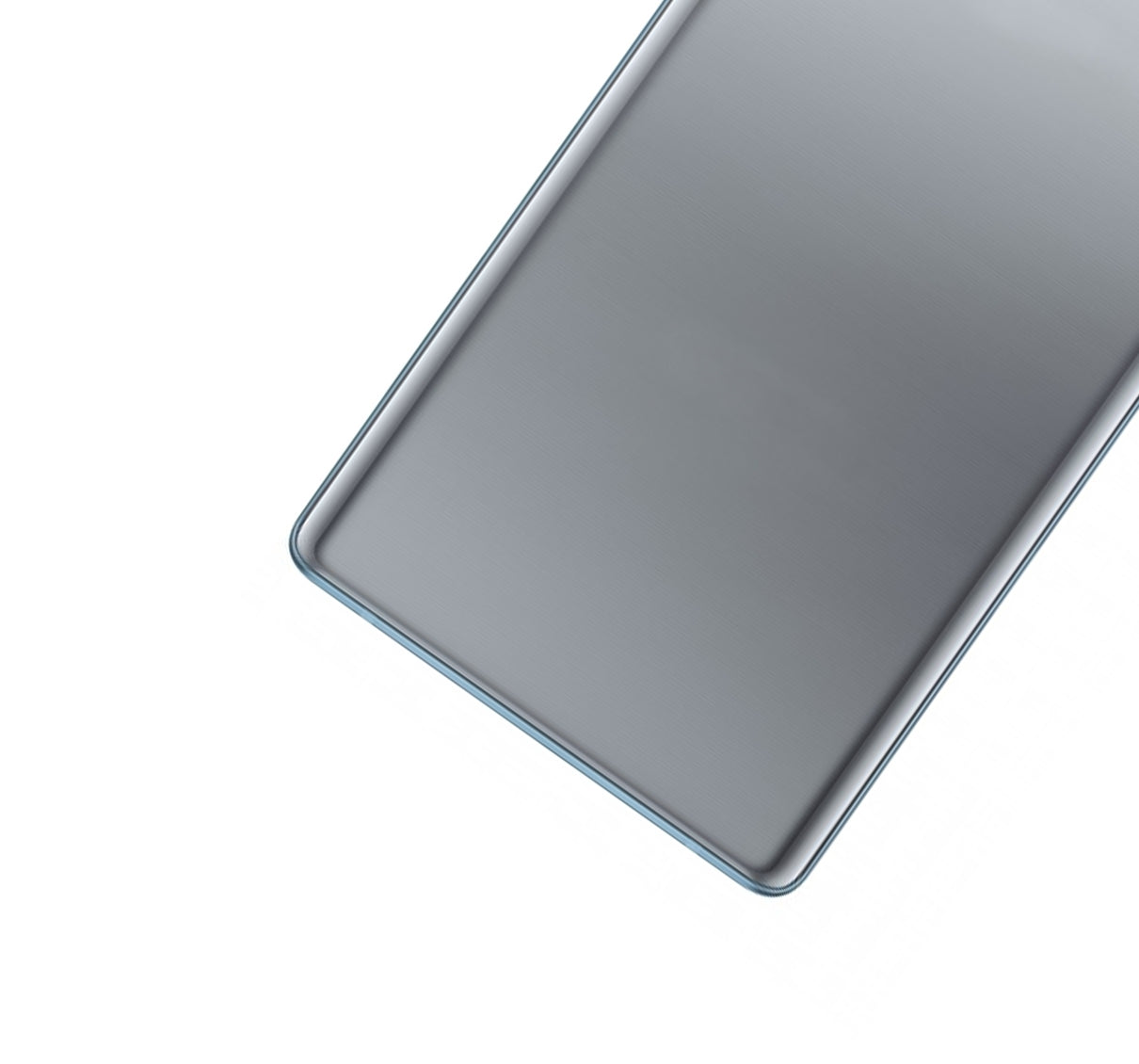 Back Cover Glass With Camera Lens For Samsung Galaxy Note 9 (No Logo) (Aftermarket Plus) (Cloud Silver)