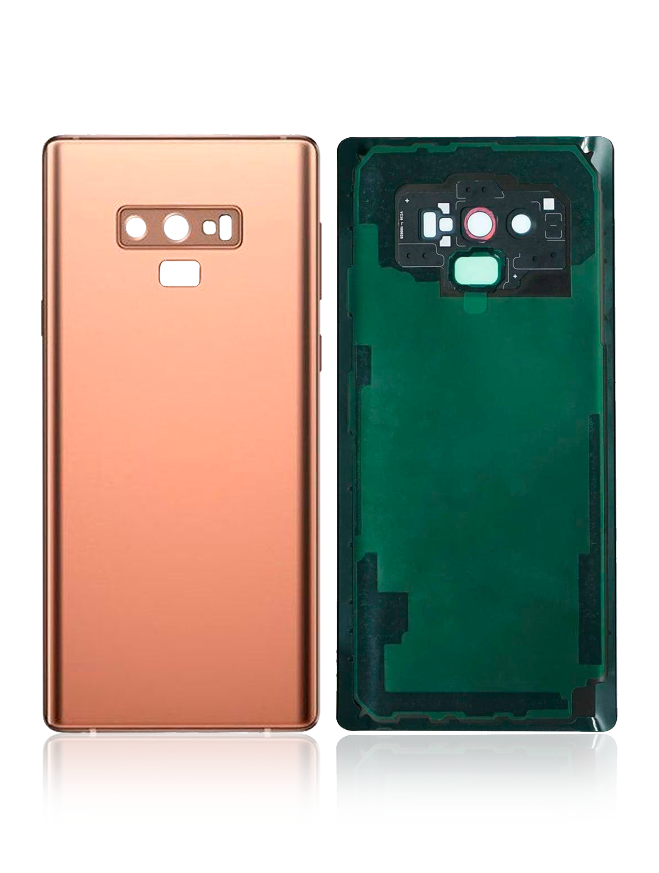 Back Cover Glass With Camera Lens For Samsung Galaxy Note 9 (No Logo) (Aftermarket Plus) (Metallic Copper)