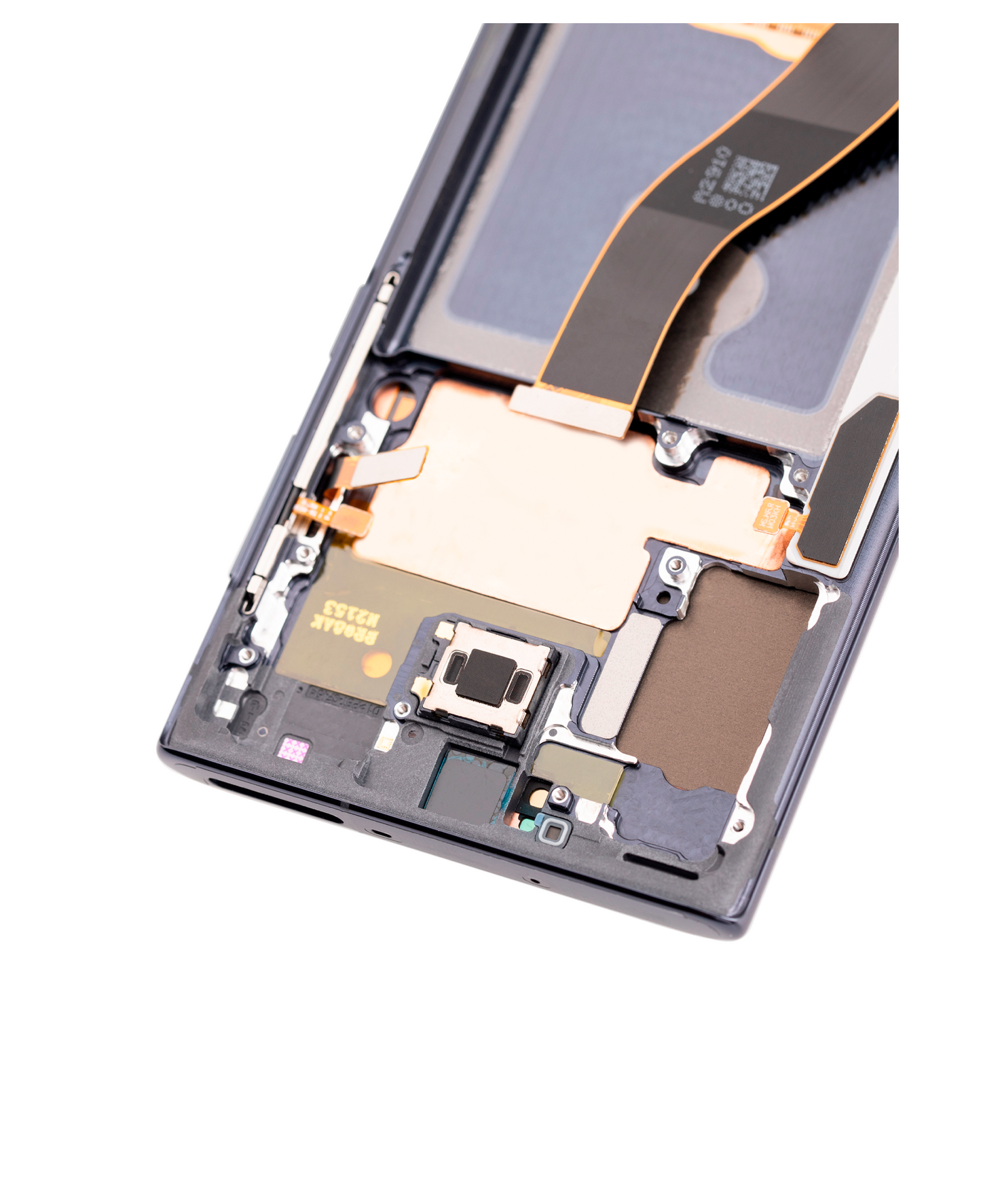 OLED Assembly With Frame For Samsung Galaxy Note 10 (Service Pack) (Aura Black)